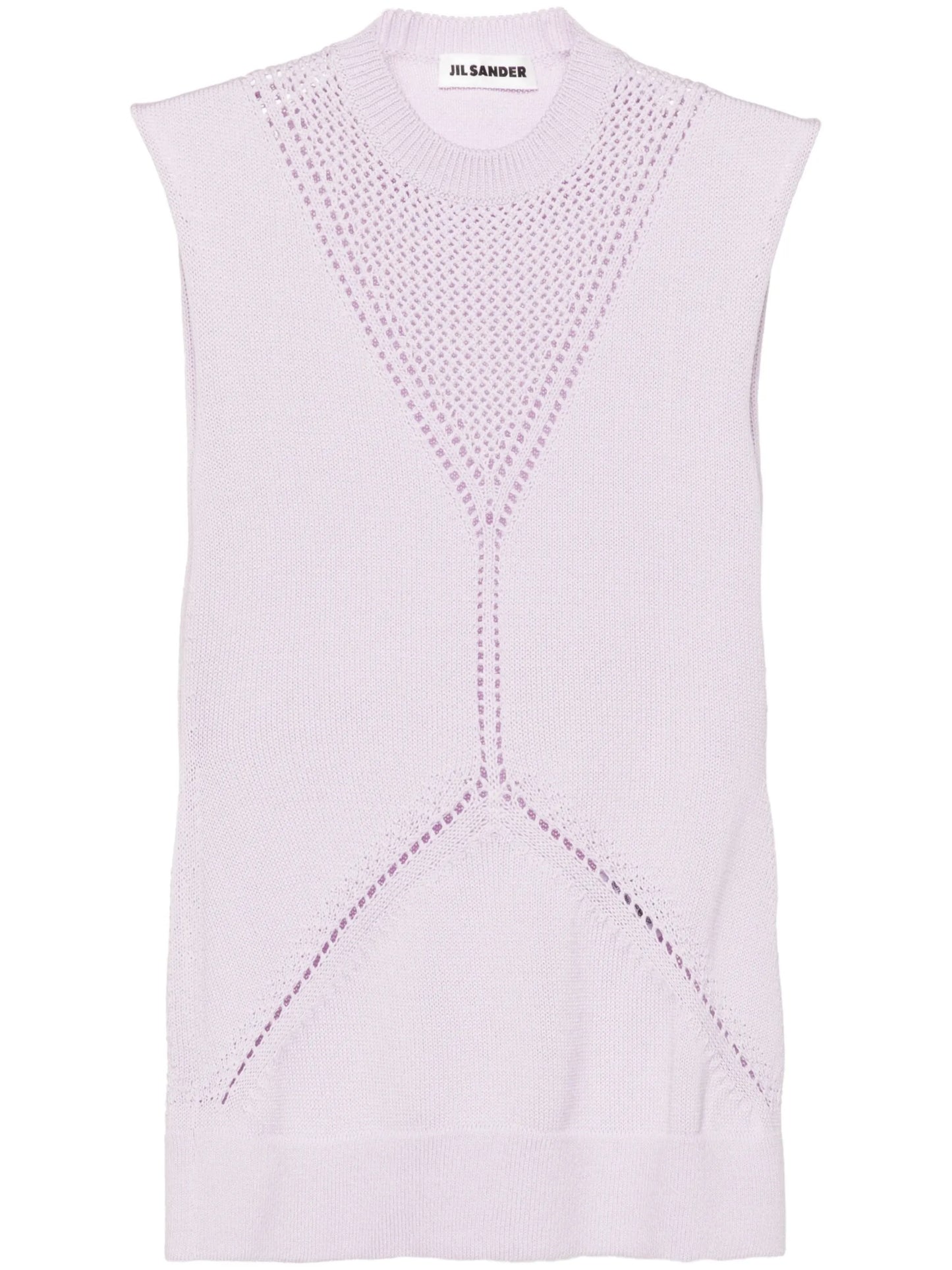 sleeveless knitted top