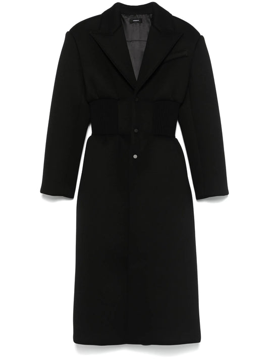 single-breasted coat