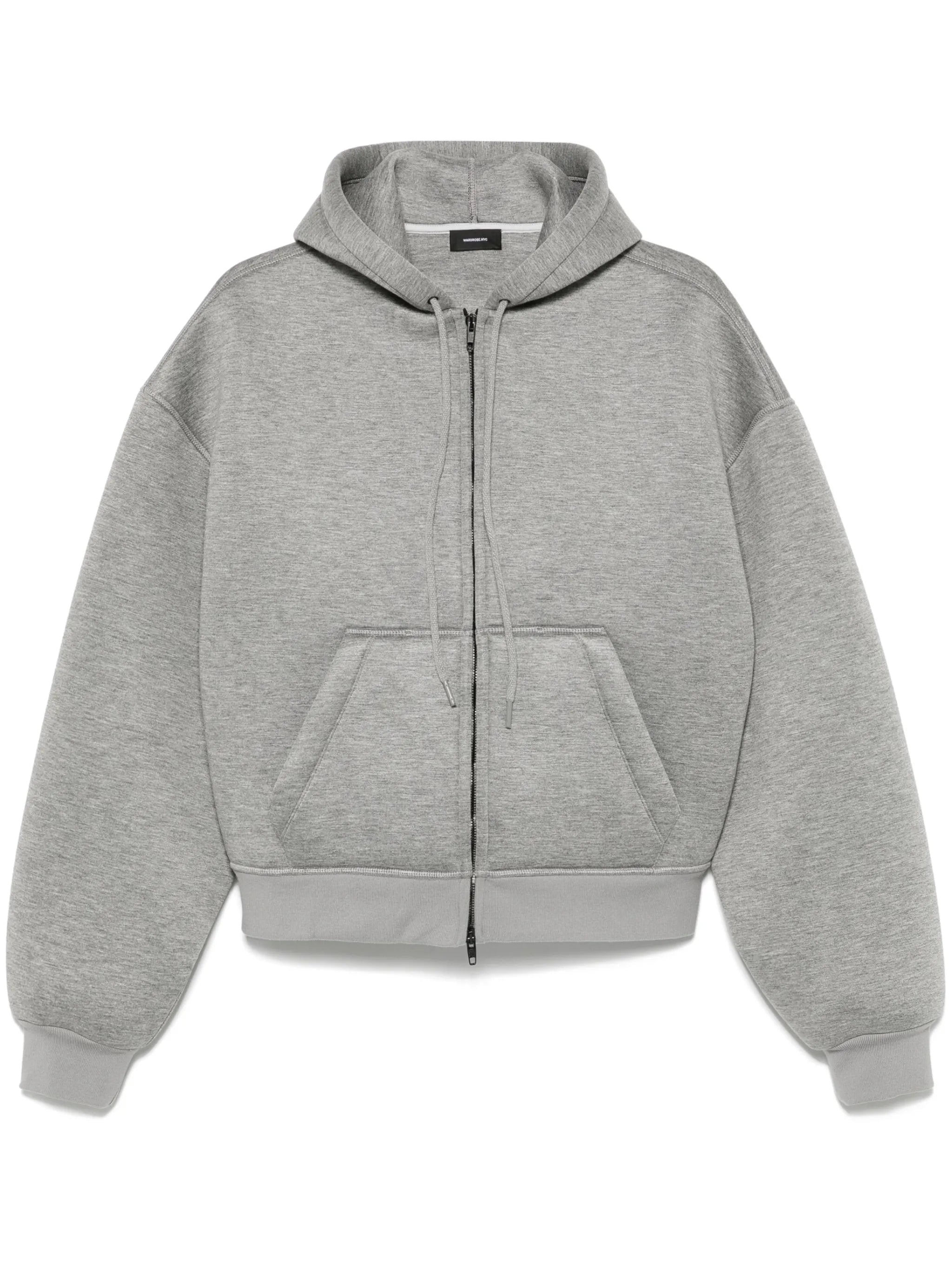 scuba-jersey hoodie