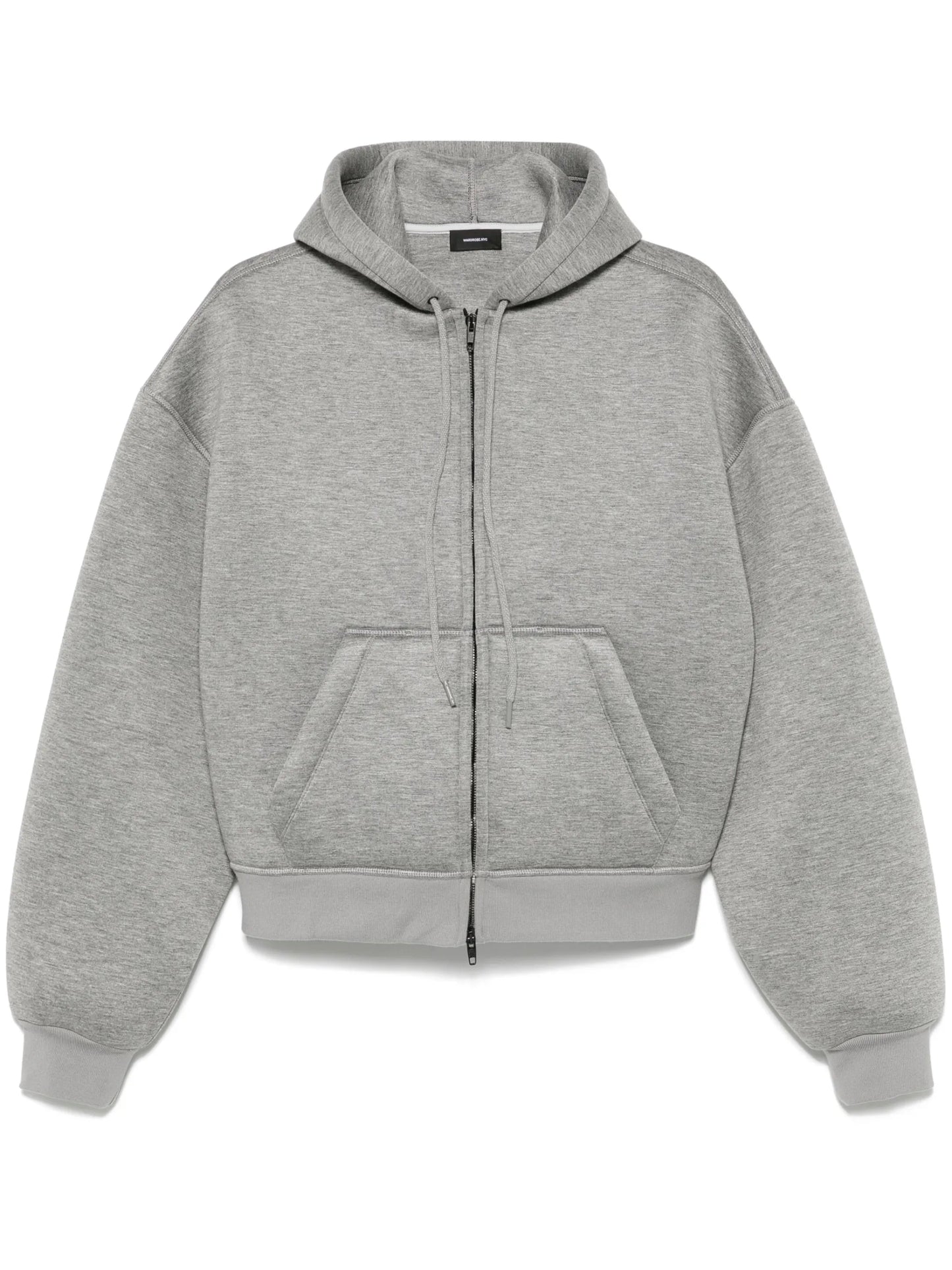 scuba-jersey hoodie