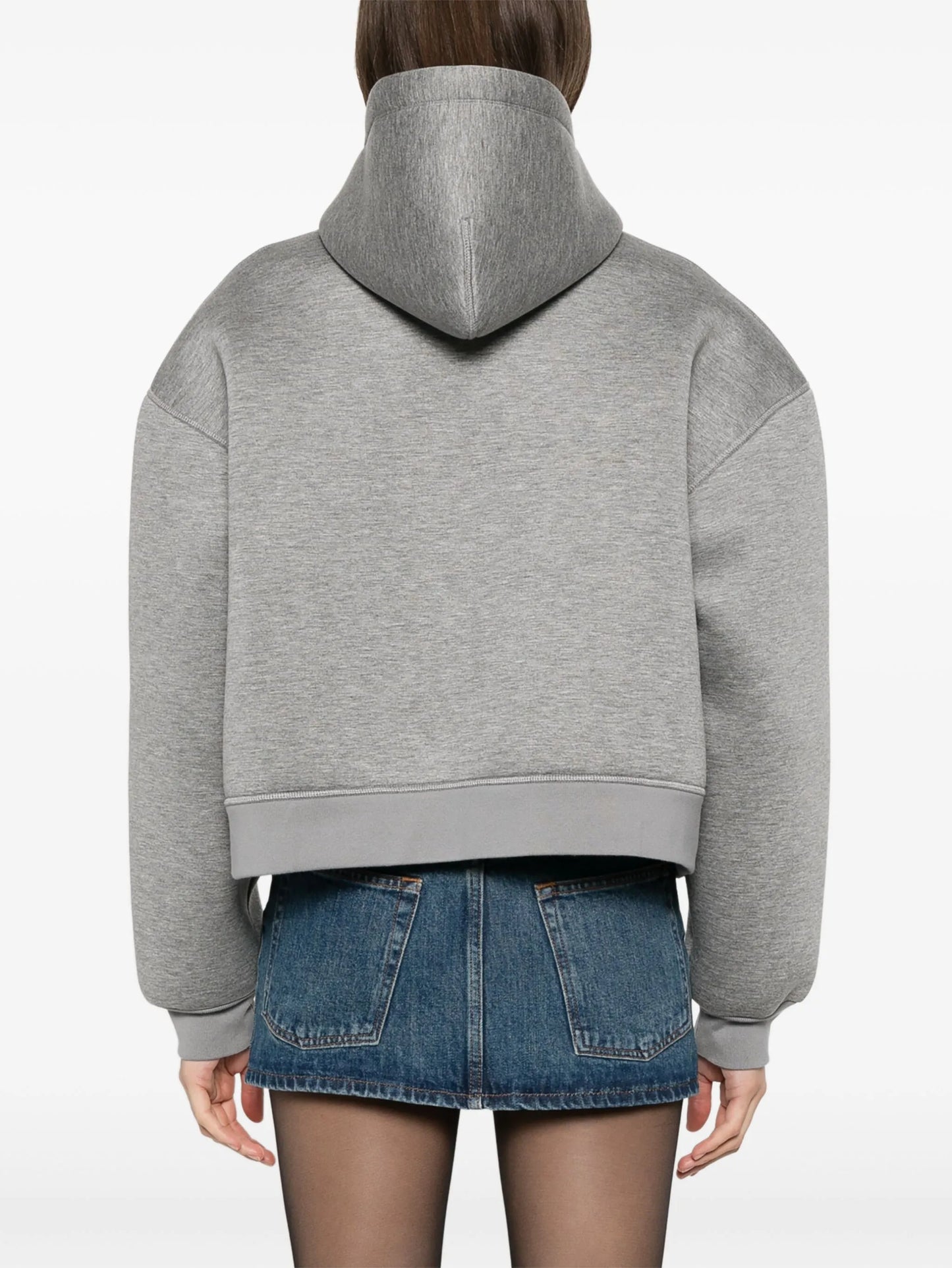 scuba-jersey hoodie