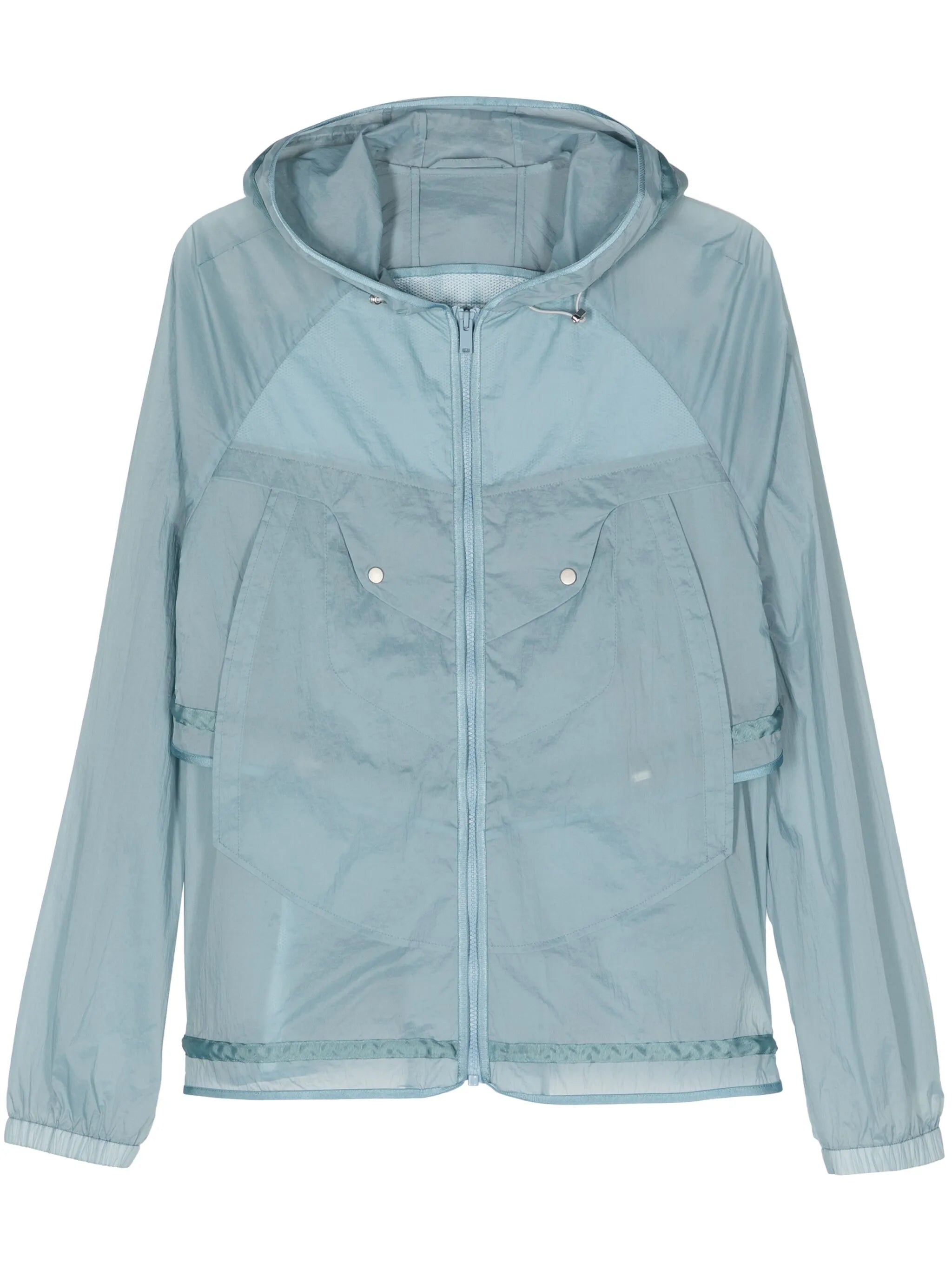 Effloresce panelled hooded jacket