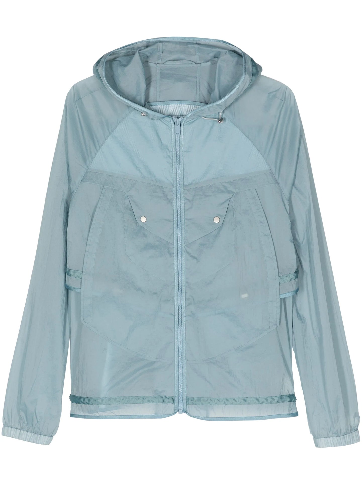 Effloresce panelled hooded jacket