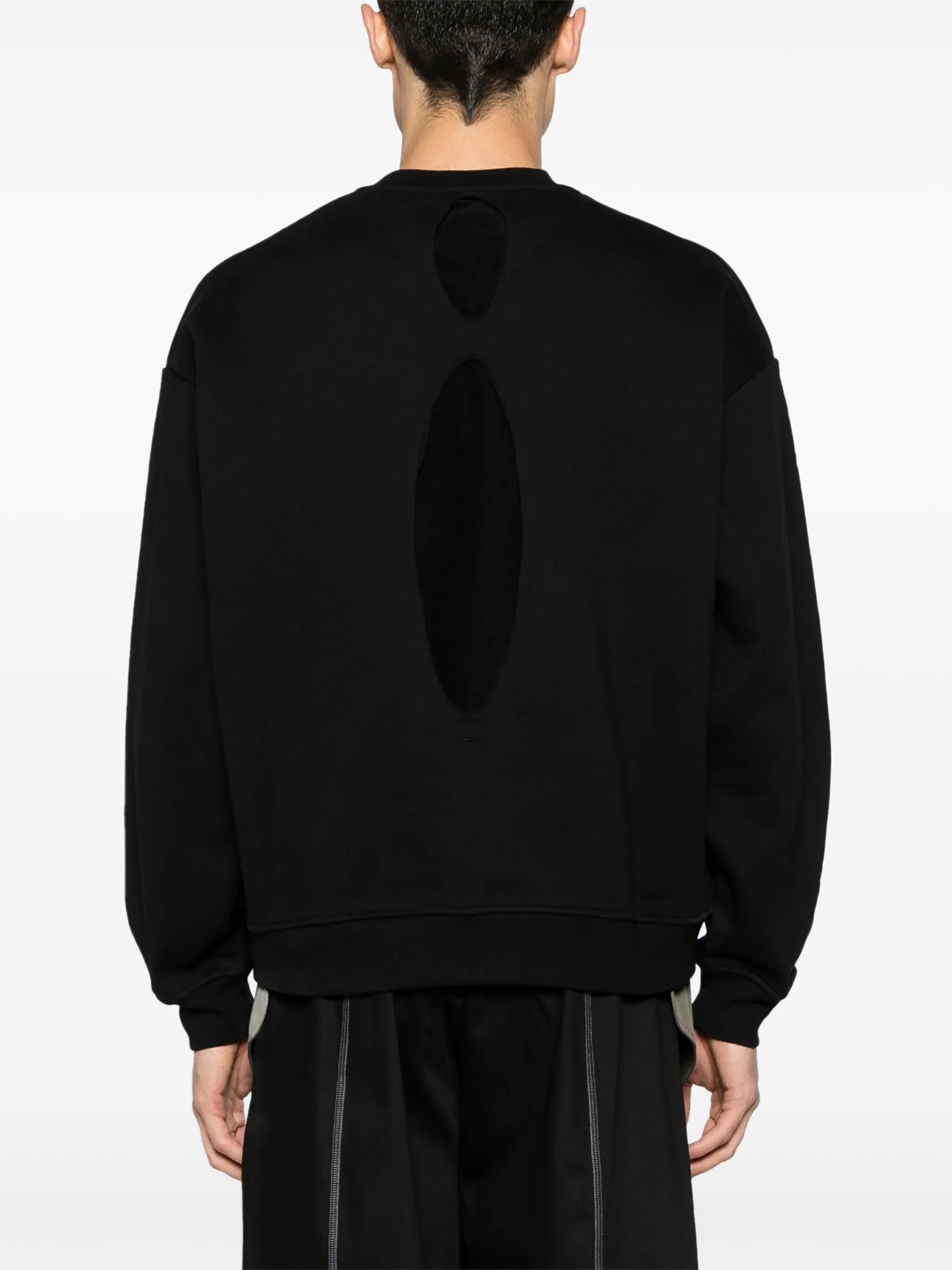 Aperture cut-out sweatshirt
