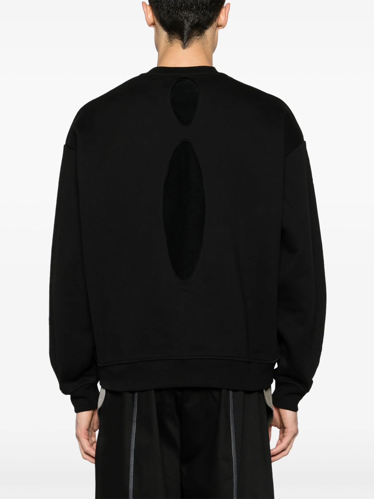 Aperture cut-out sweatshirt
