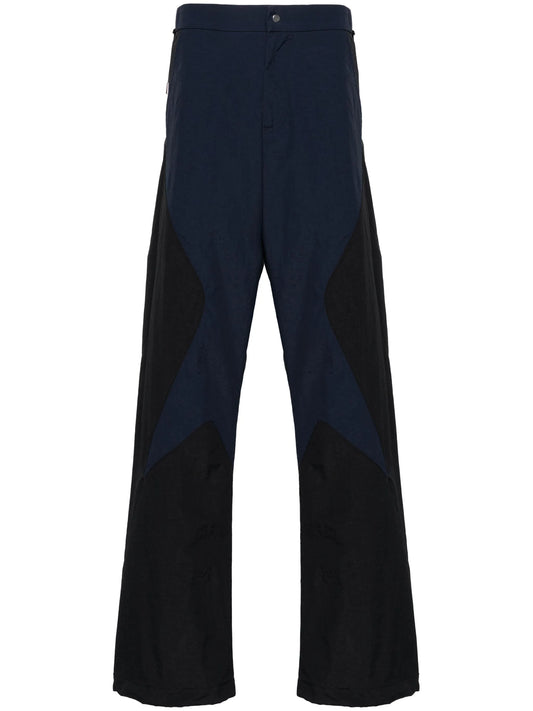 colour-block track pants