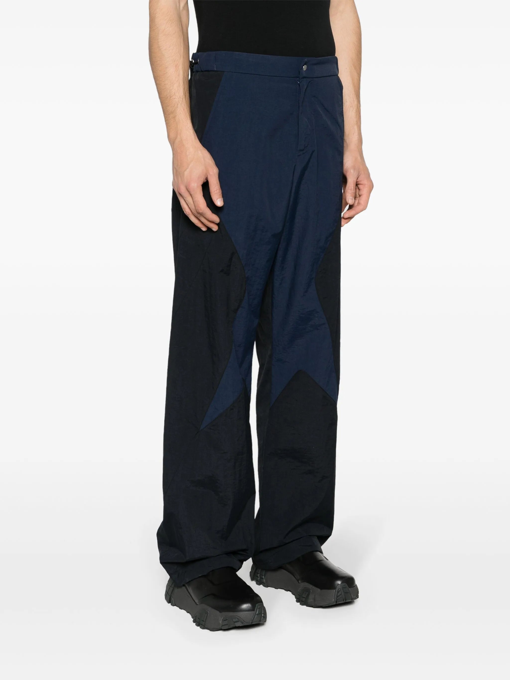 colour-block track pants