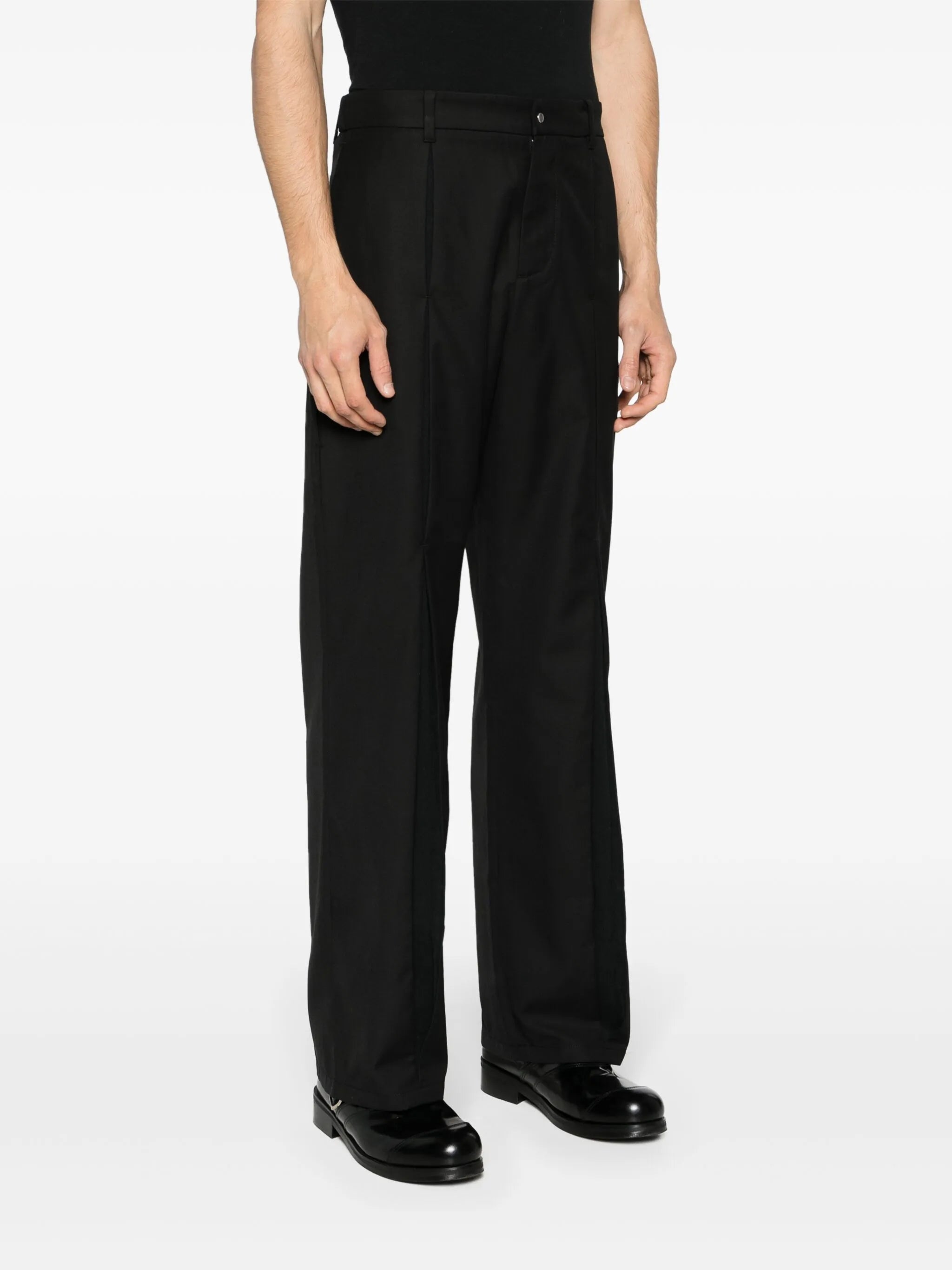 Bellow straight trousers