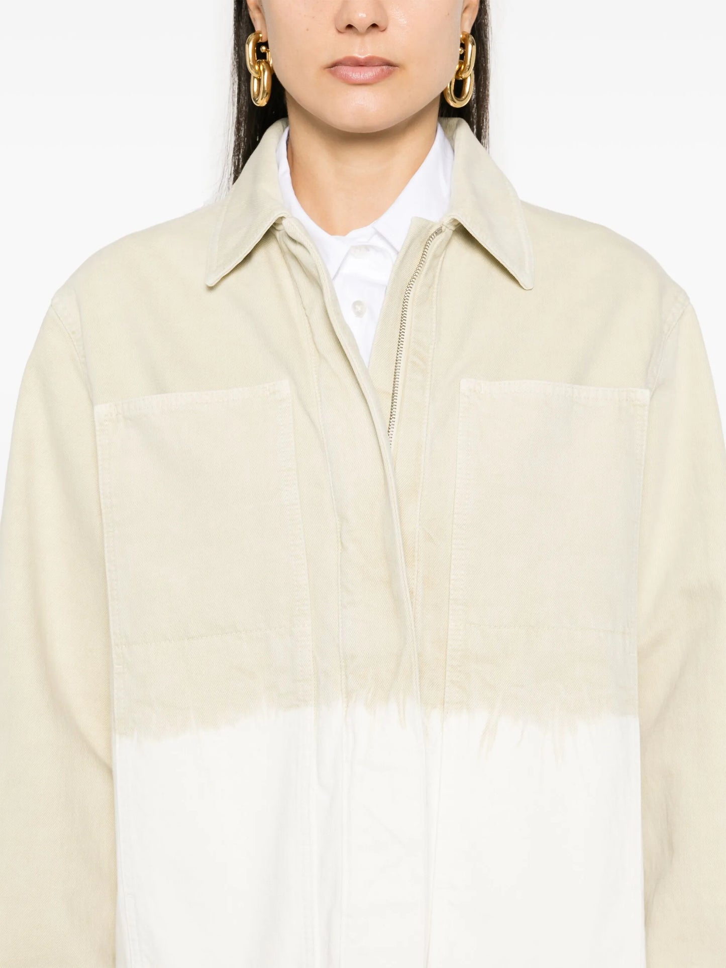 dye-effect jacket