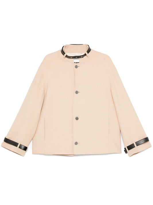 belted-detailed coat