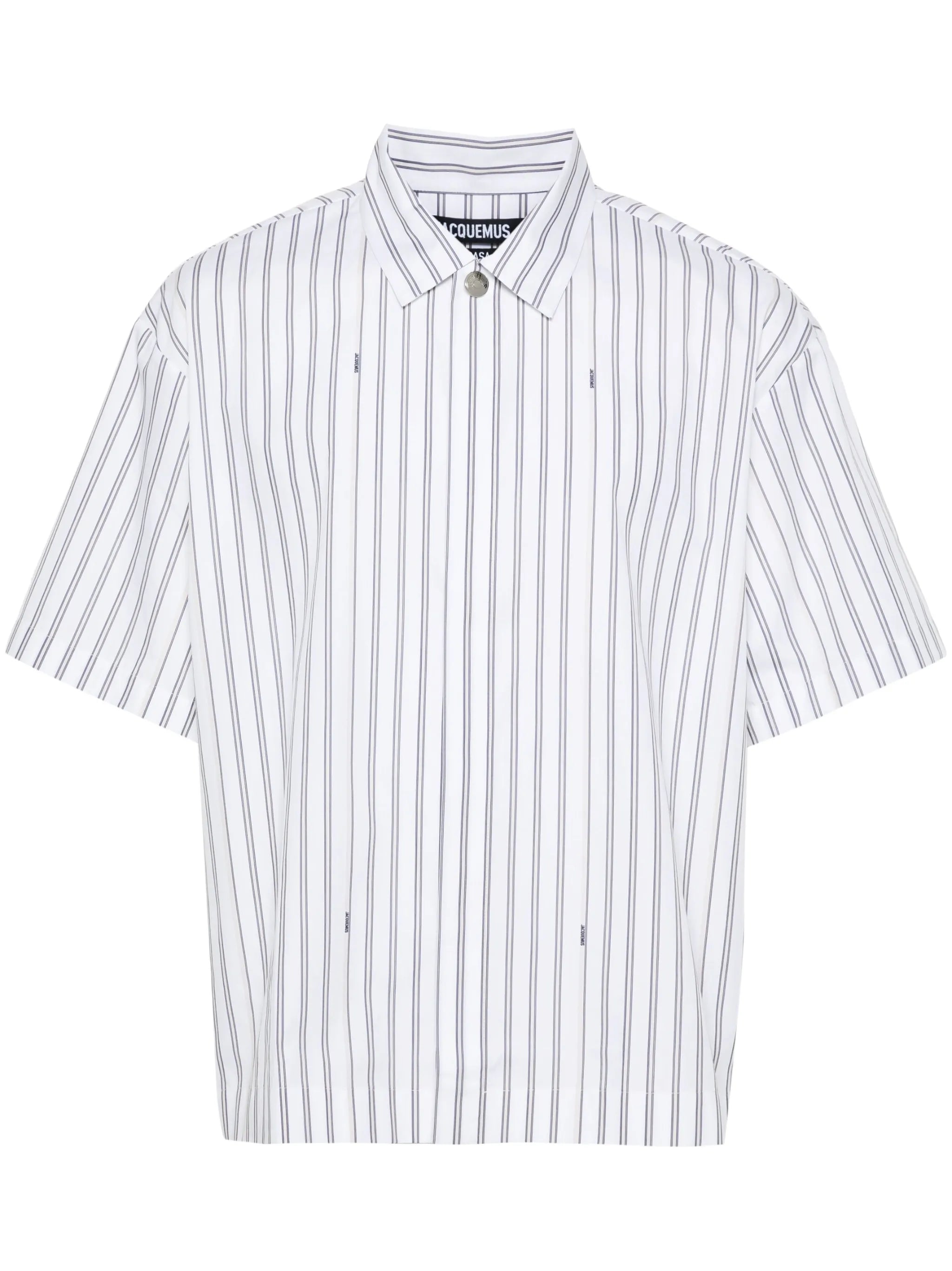 Le Chemise striped poplin shirt
