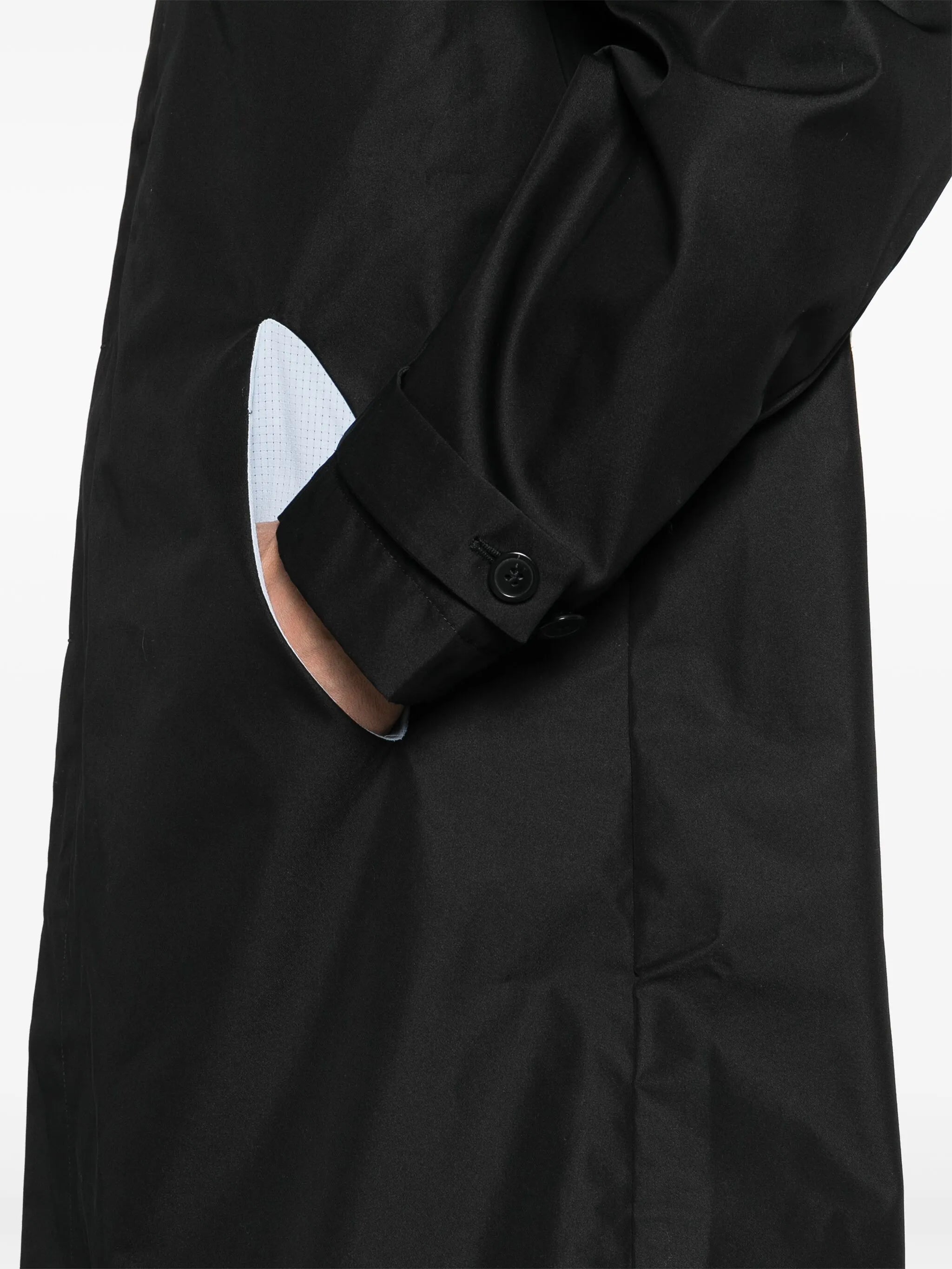 Aperture cut-out trench coat