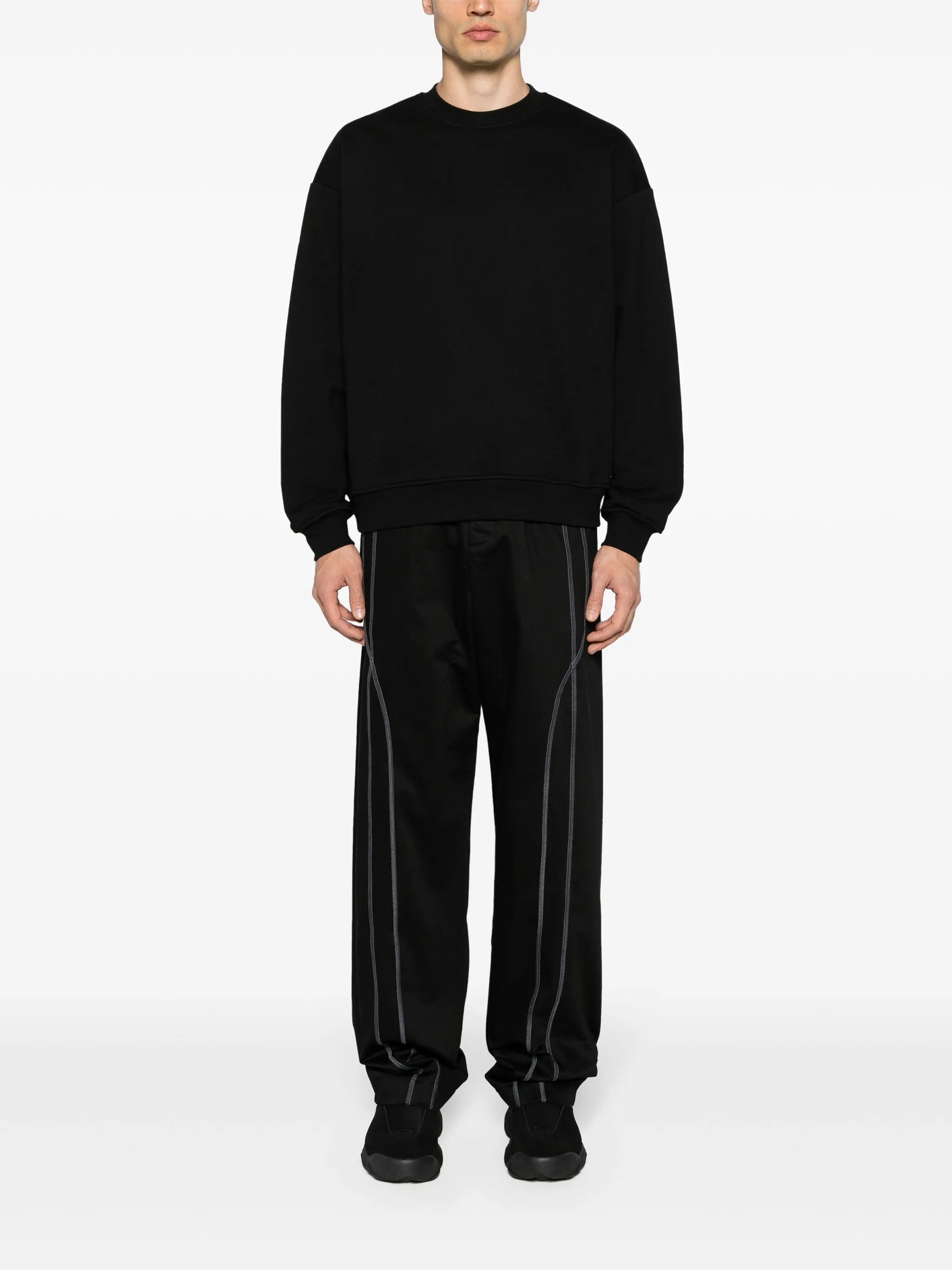 Binate straight trousers