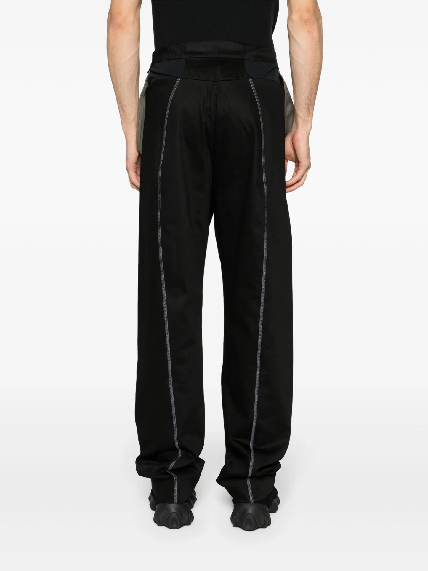 Binate straight trousers
