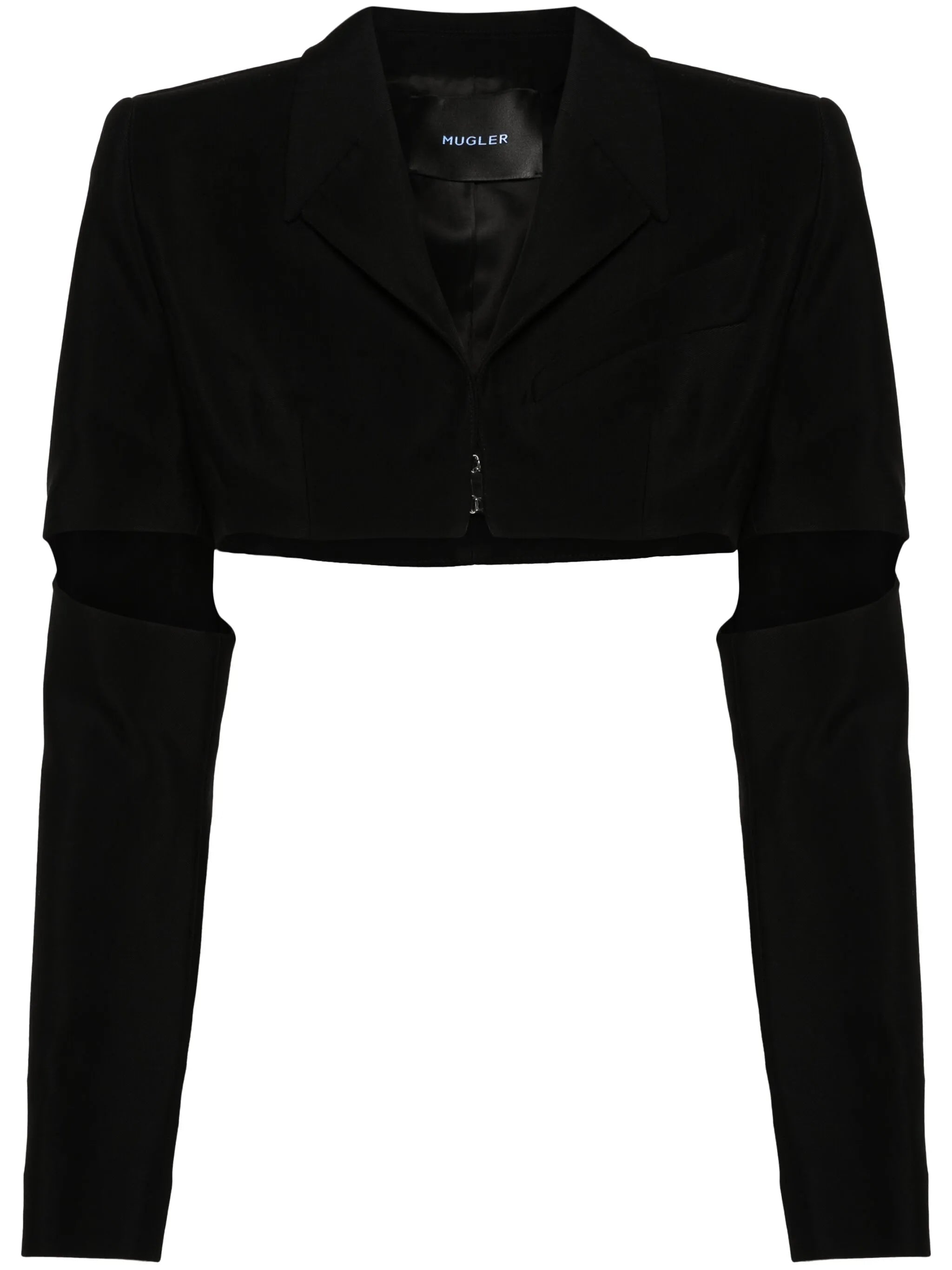 cut-out cropped jacket