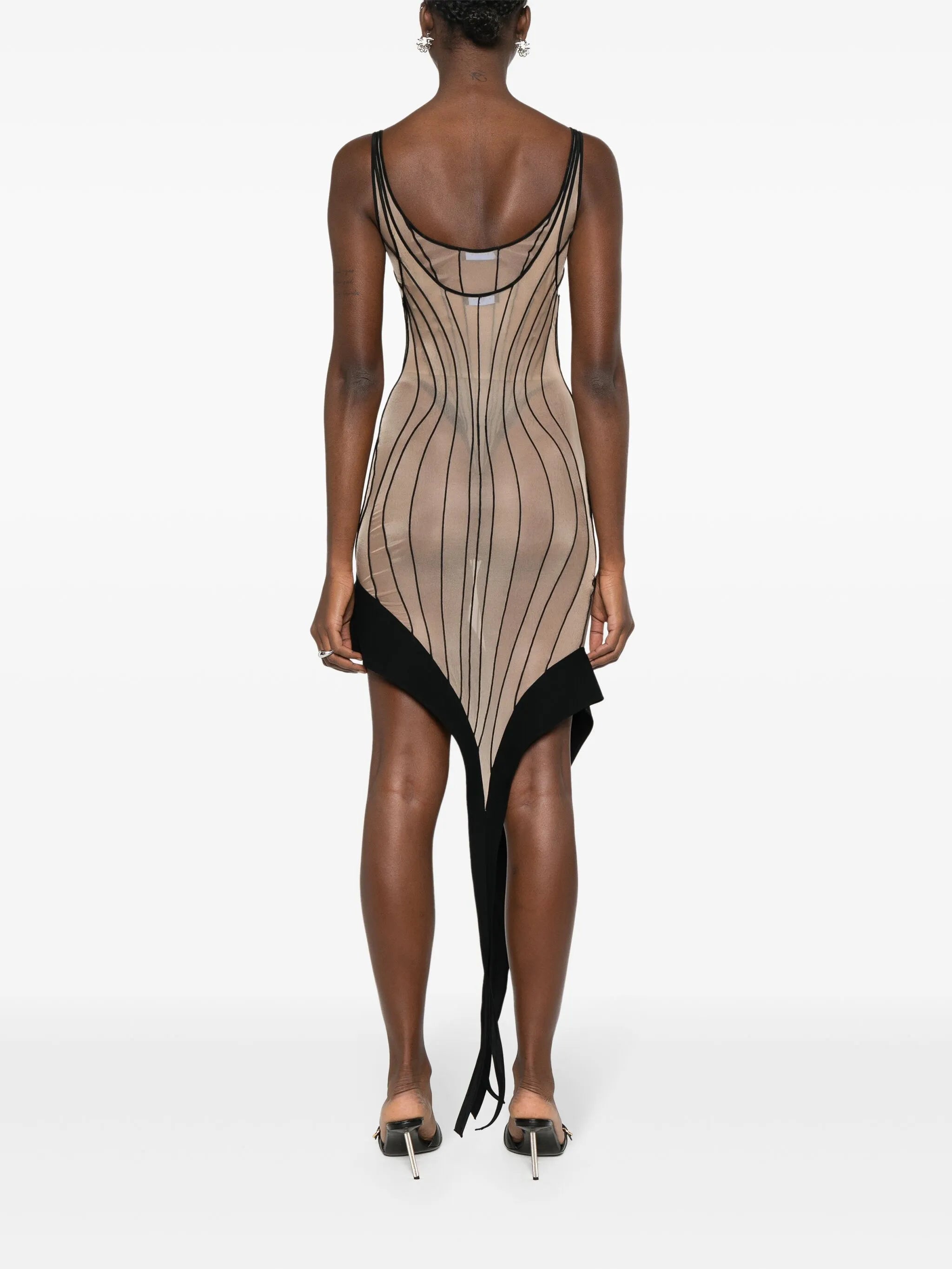 asymmetric layered dress