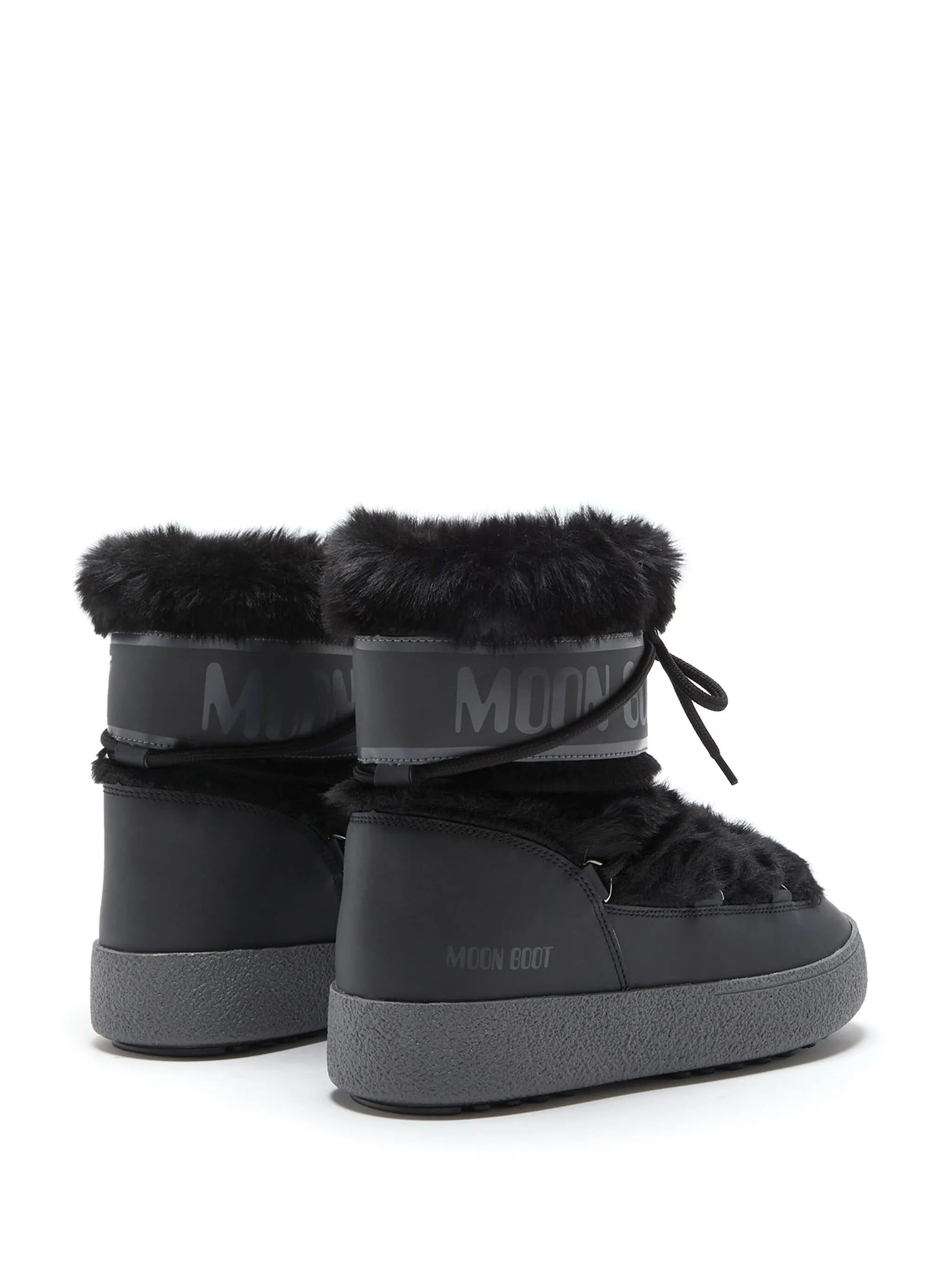 Ltrack low faux-fur boots