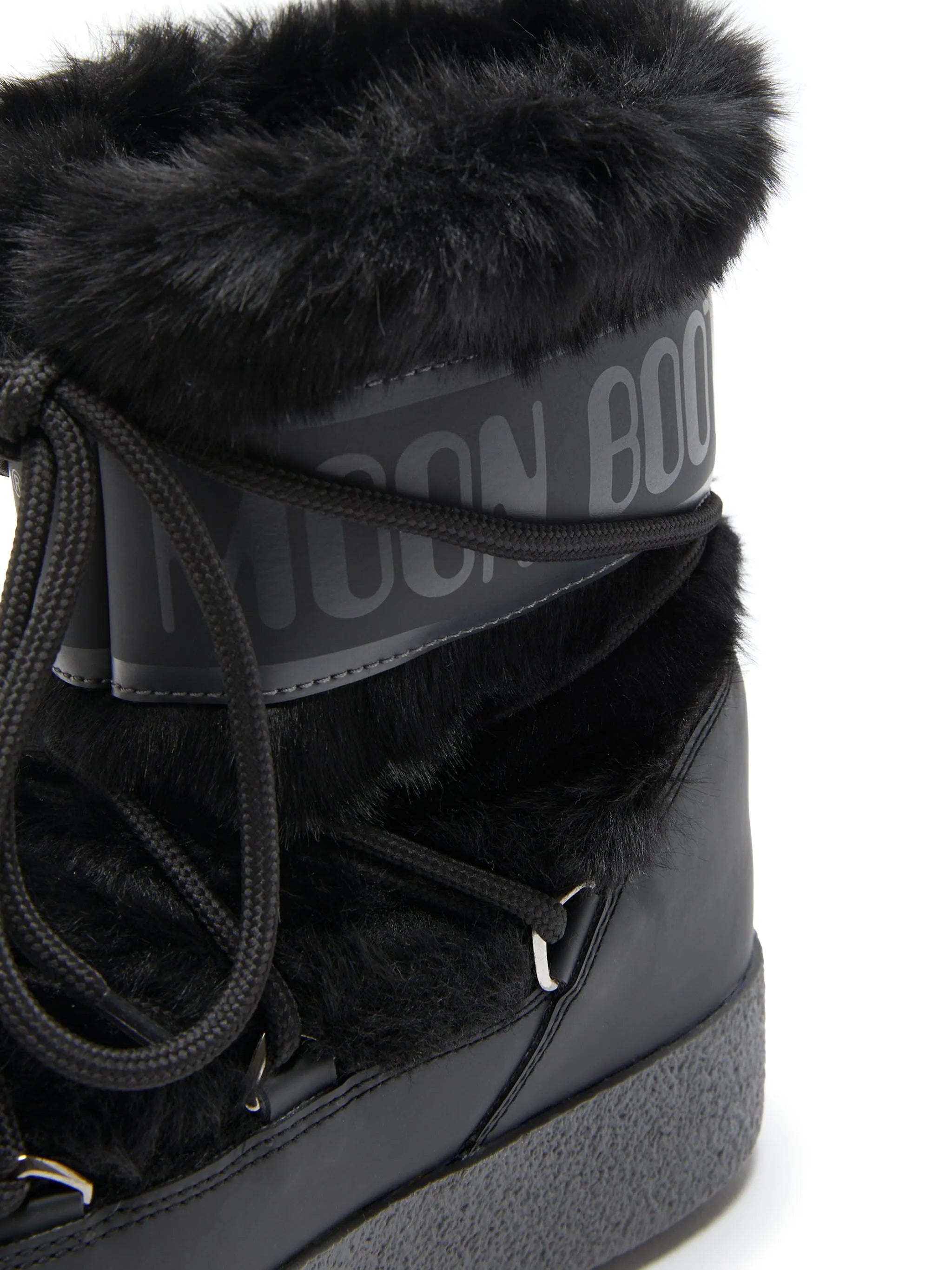 Ltrack low faux-fur boots
