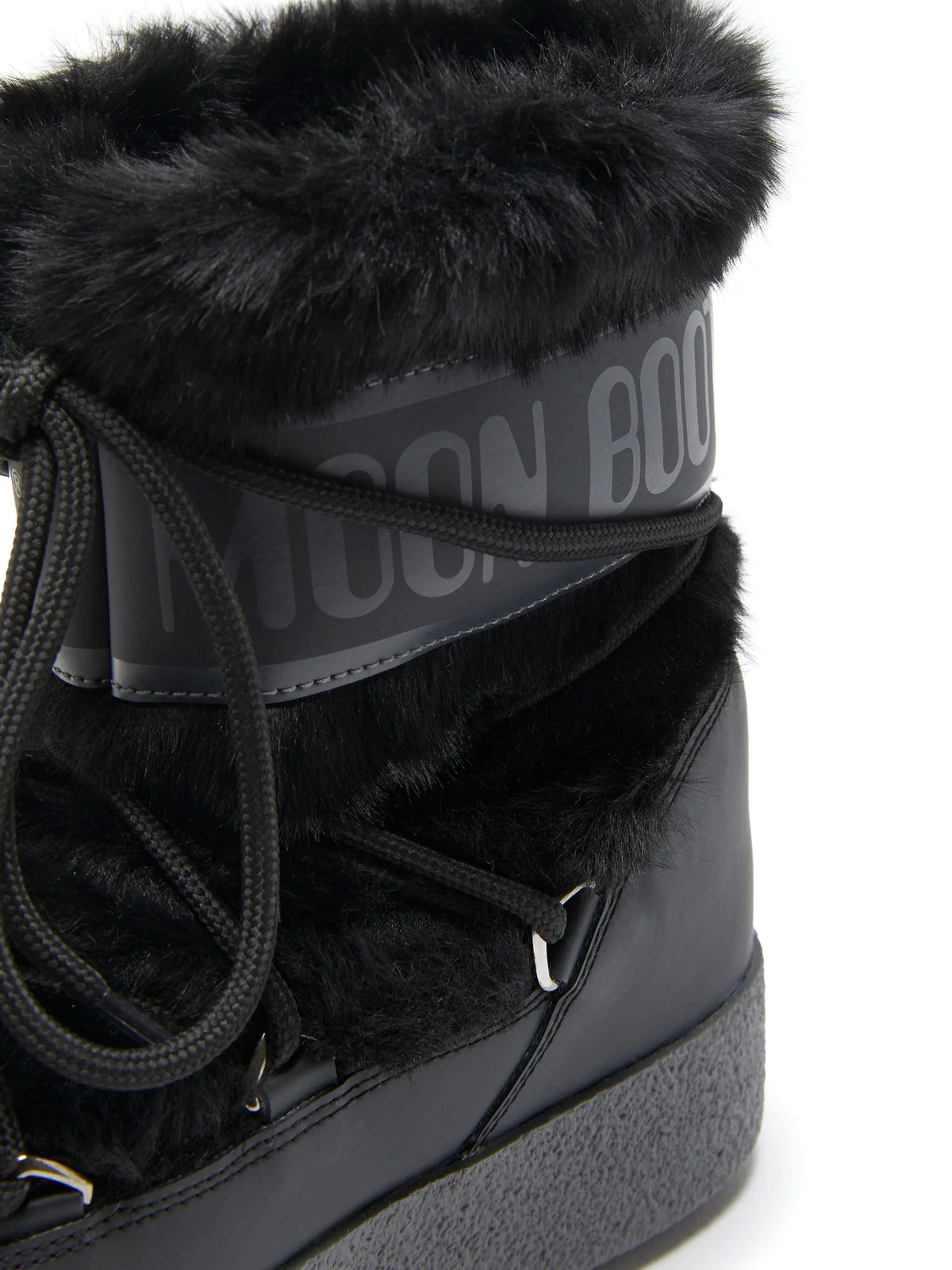 Ltrack low faux-fur boots