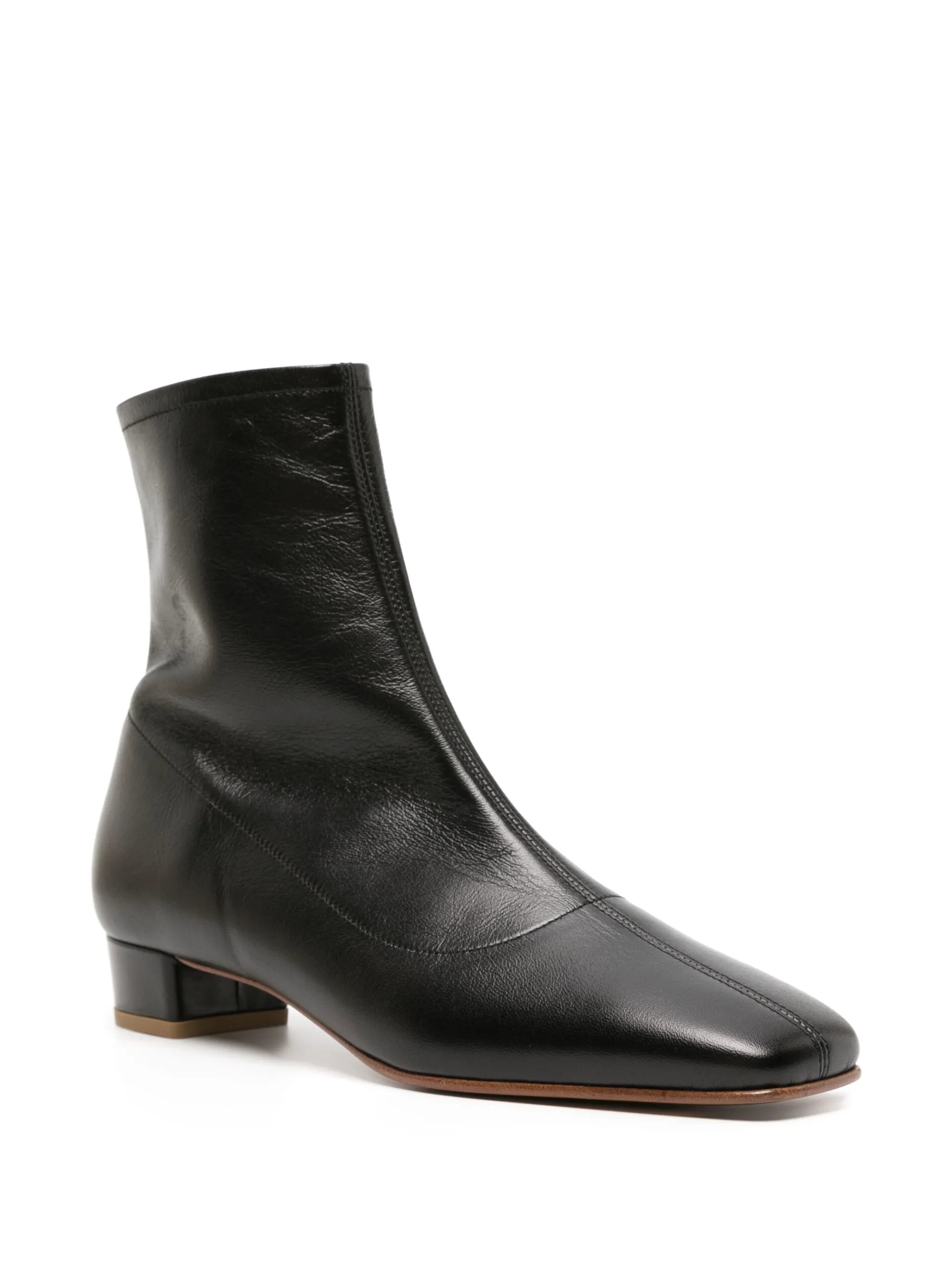 Este 30mm square-toe ankle boots