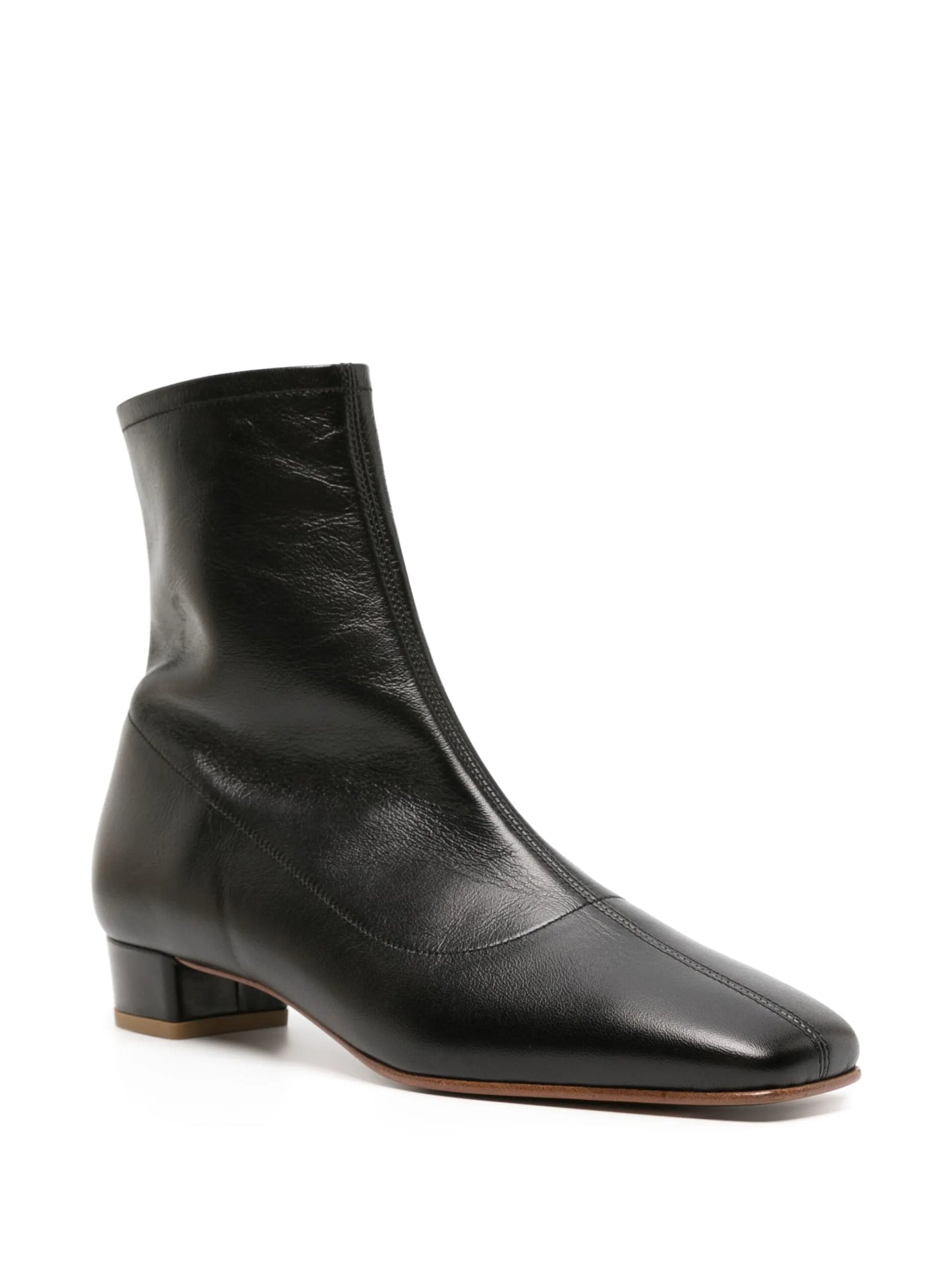 Este 30mm square-toe ankle boots