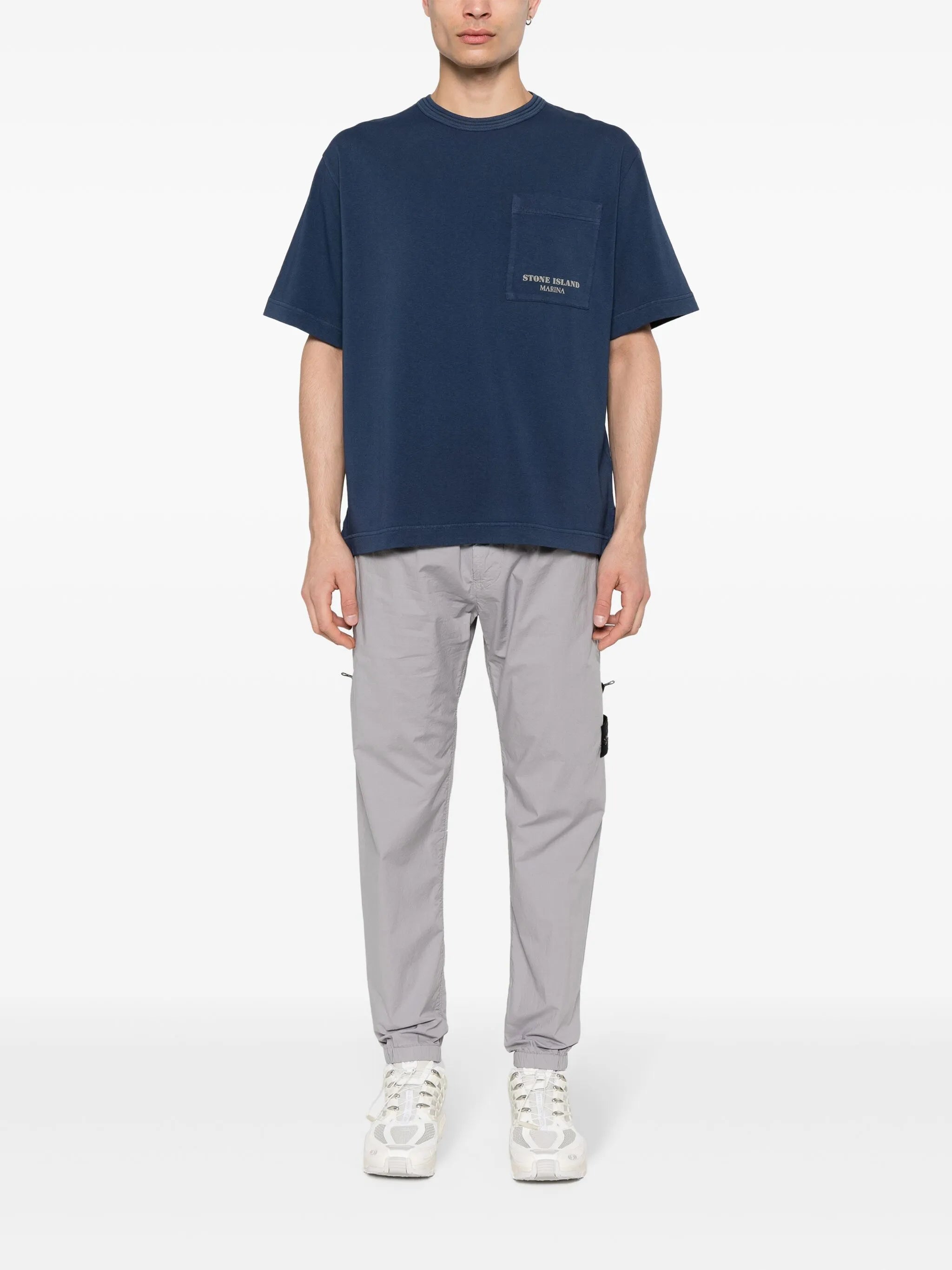 logo-print cotton T-shirt