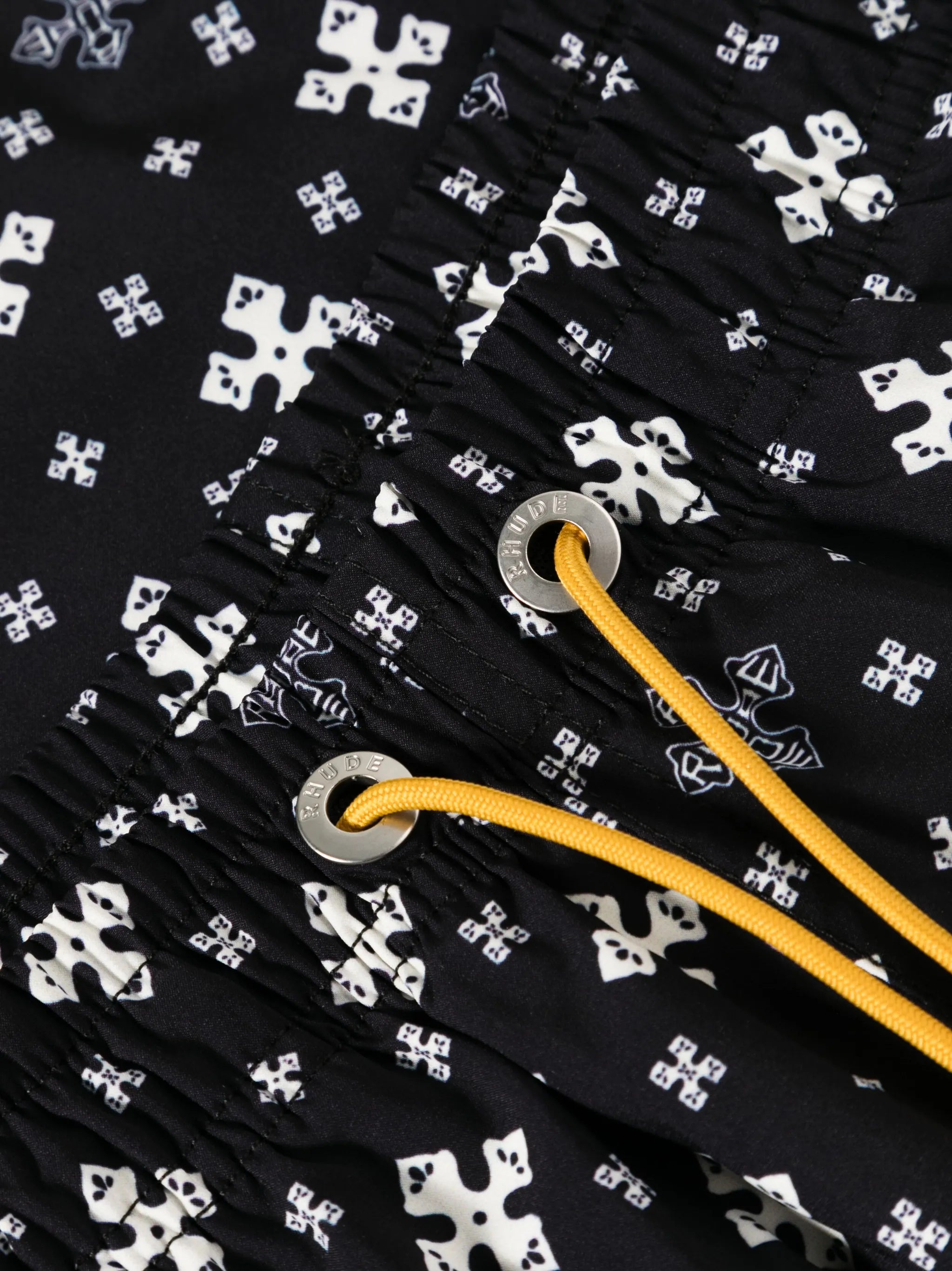bandana-print swim shorts