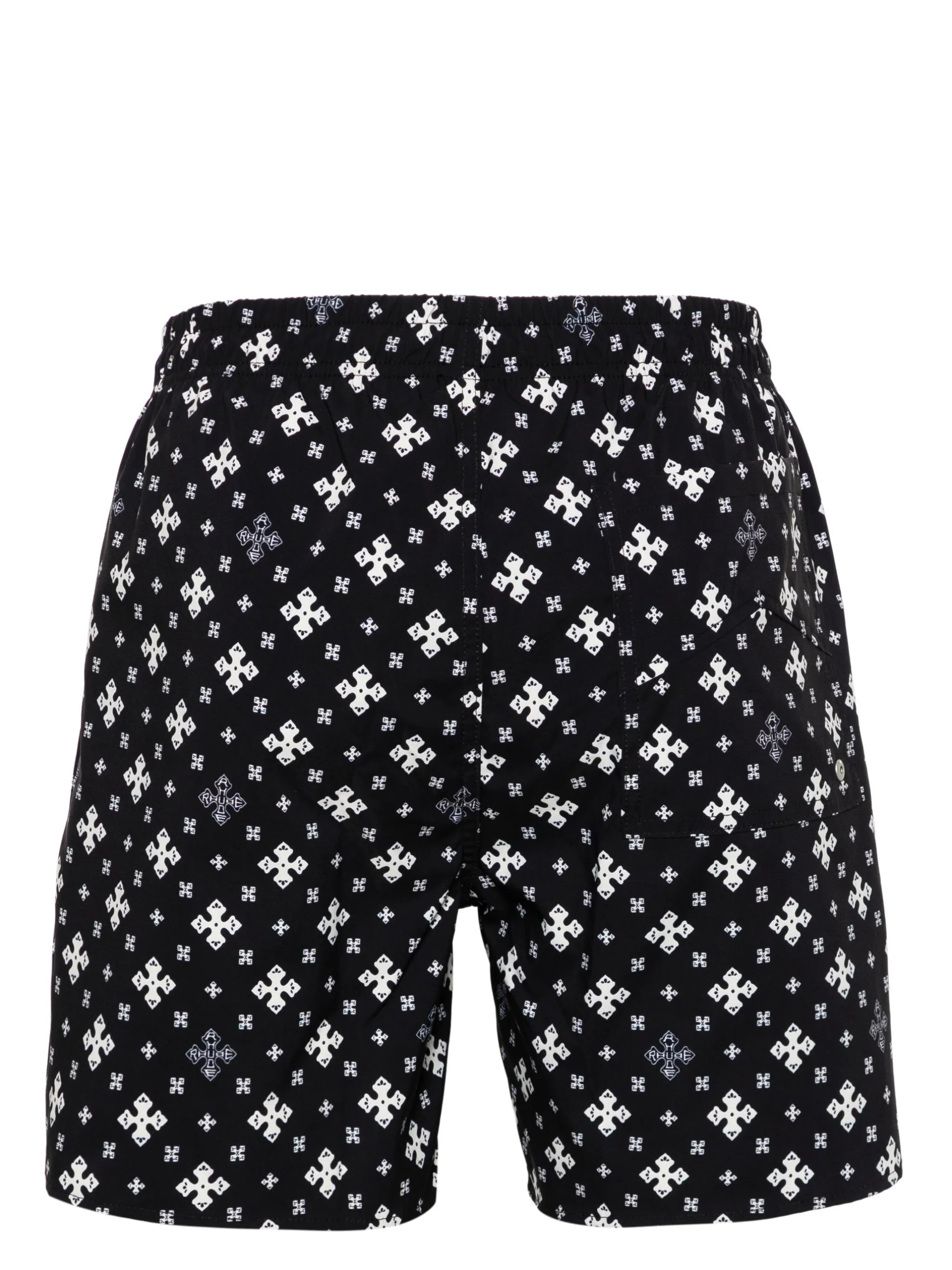 bandana-print swim shorts