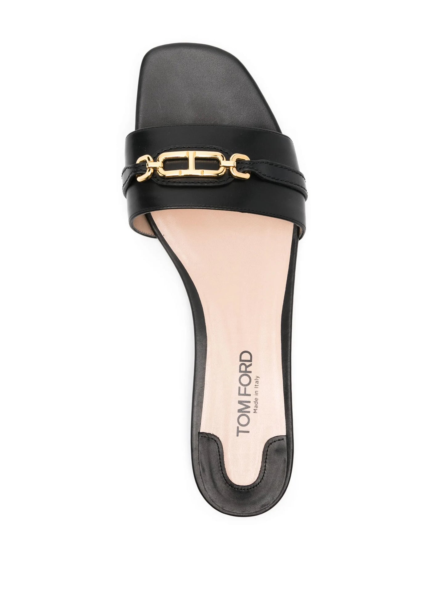 Whitney leather slides