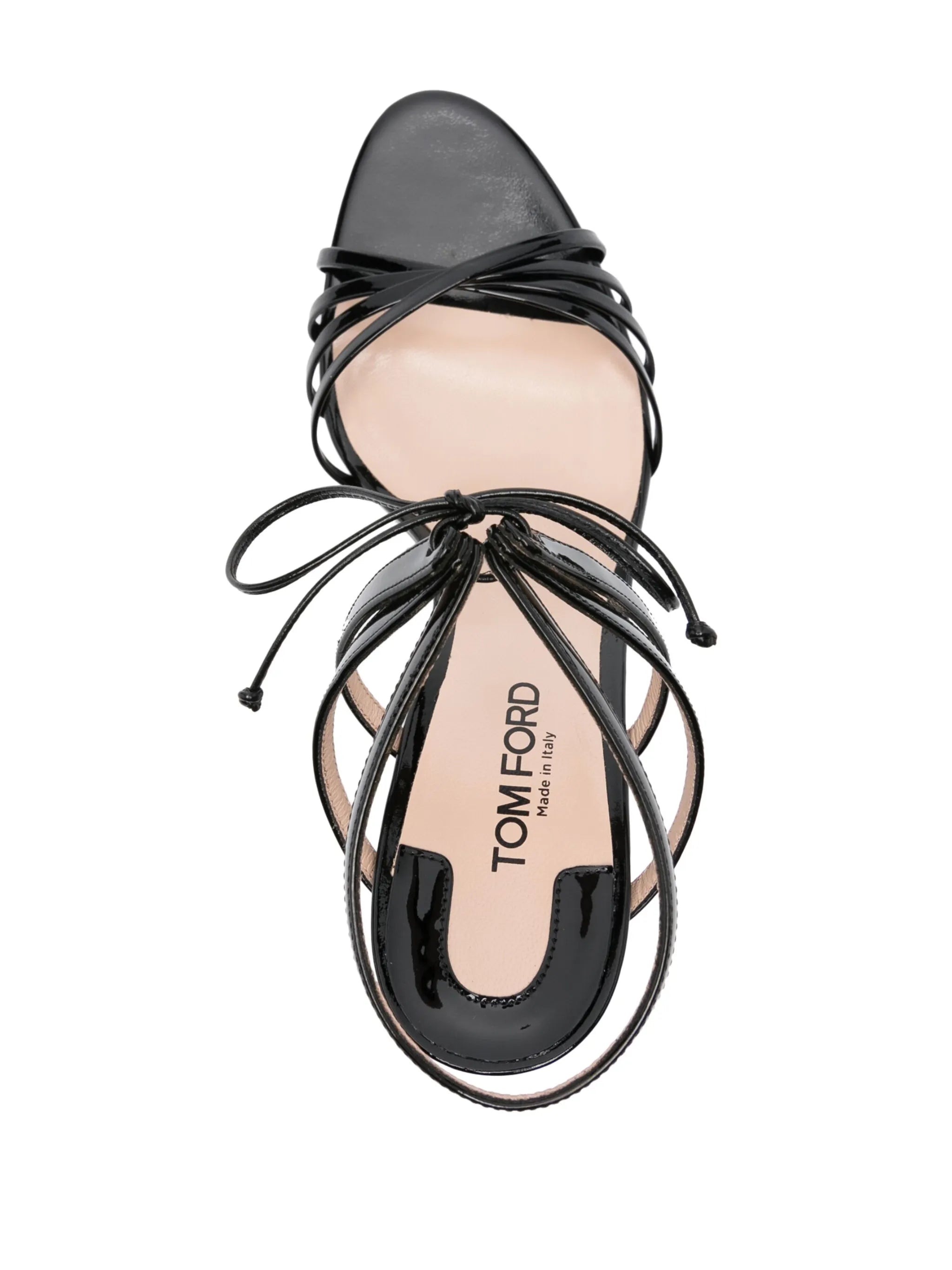85mm caged leather sandals