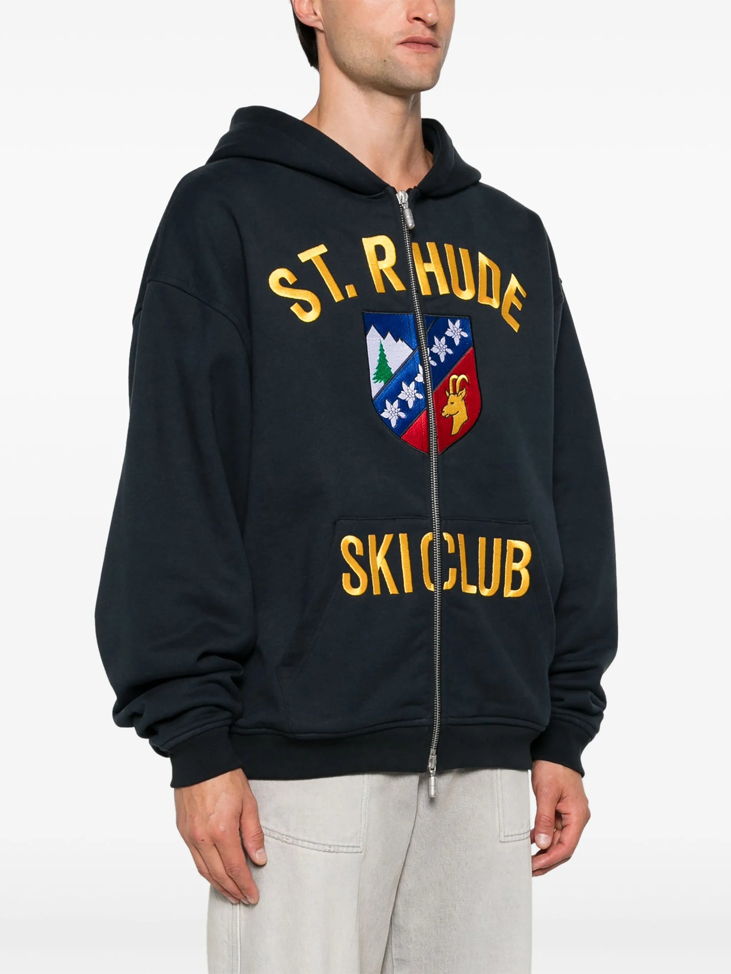 zipped hoodie