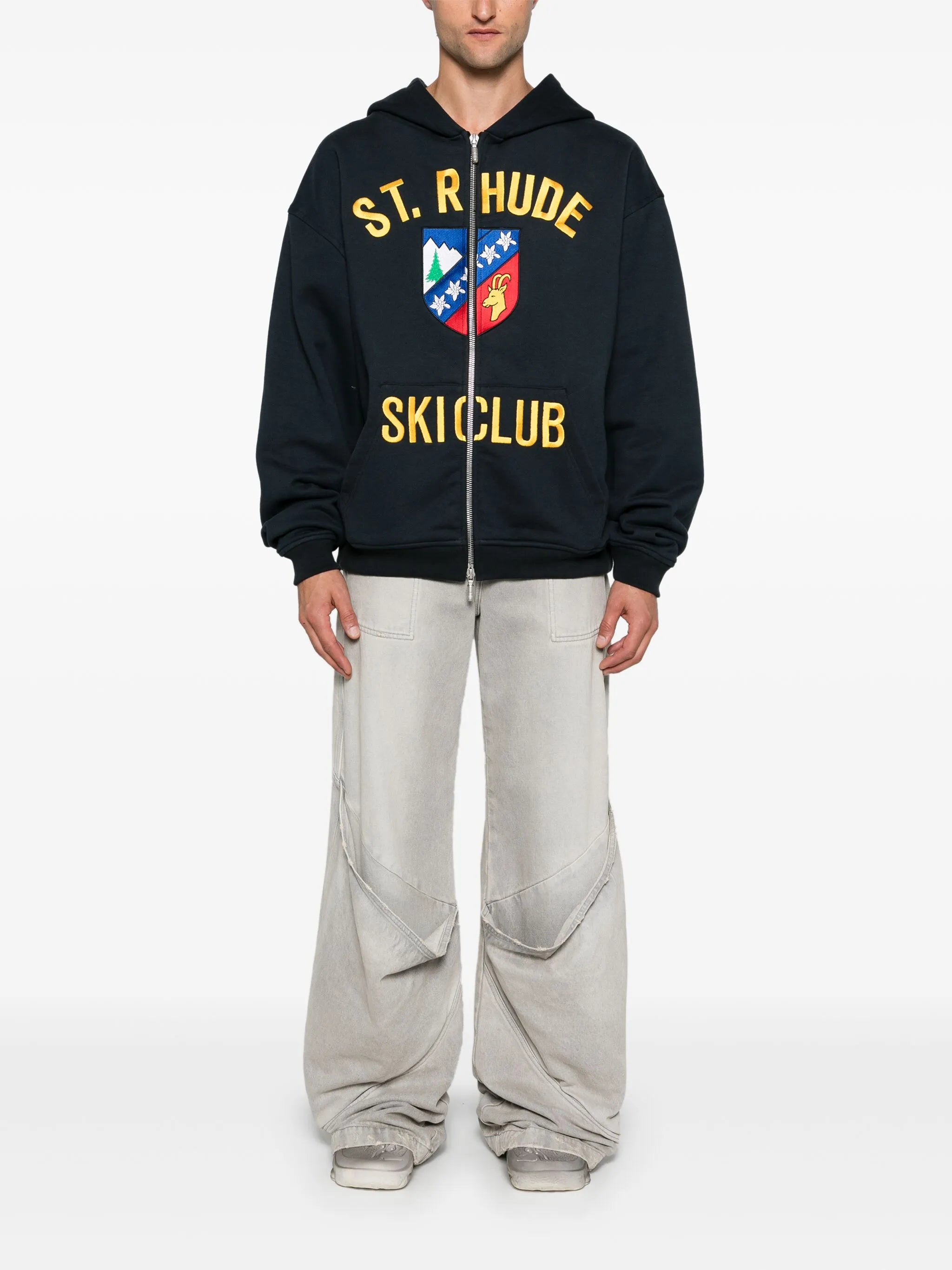 zipped hoodie