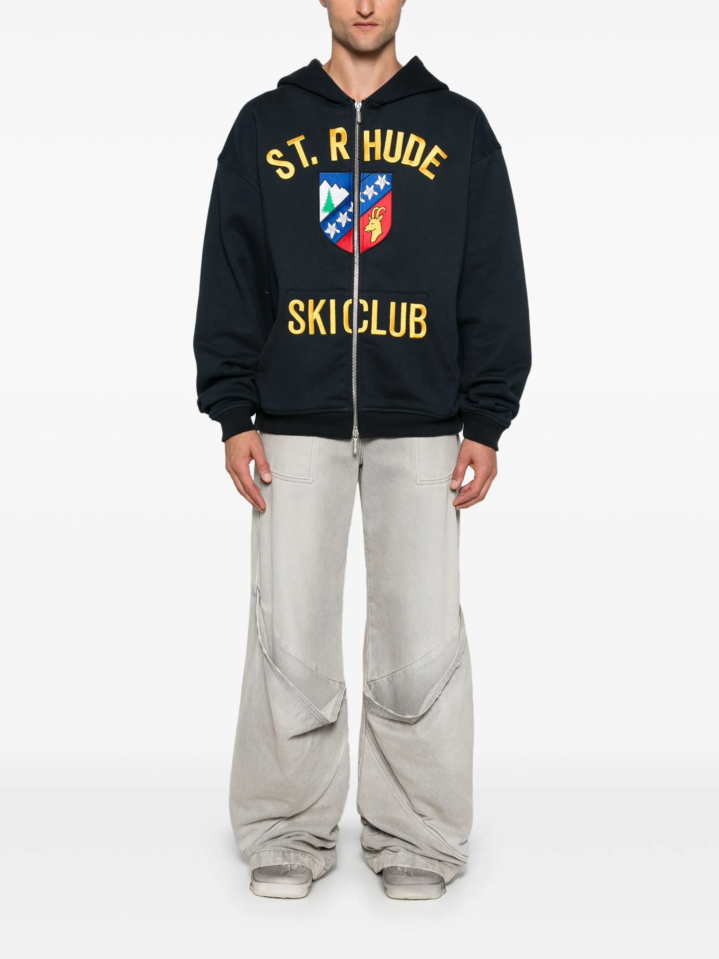 zipped hoodie