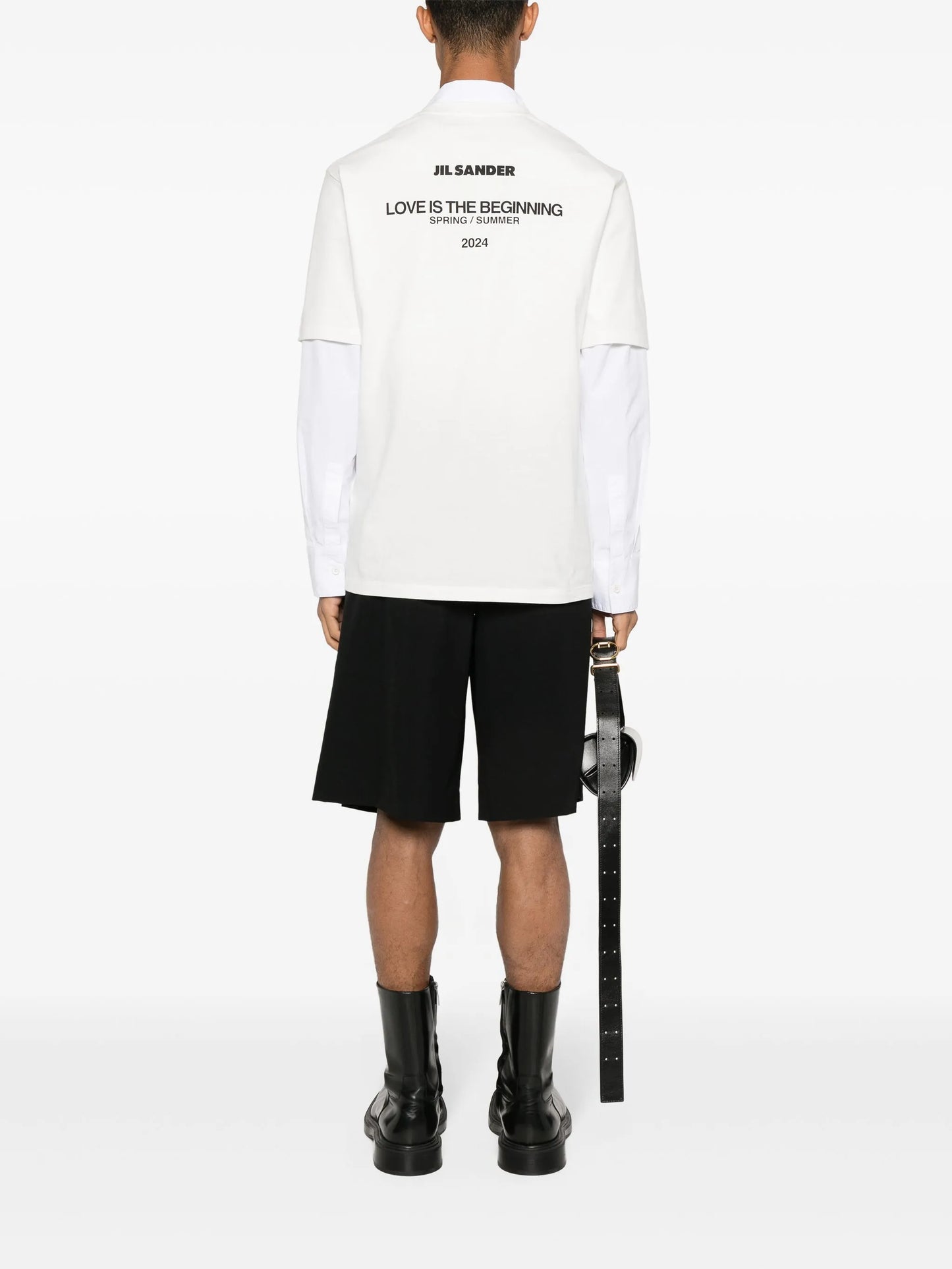 logo-print cotton T-shirt