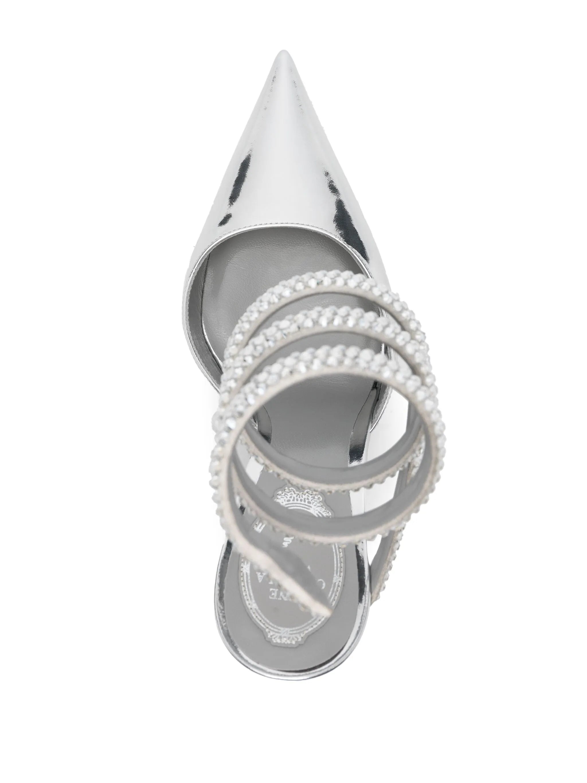 Cleo 105mm leather pumps