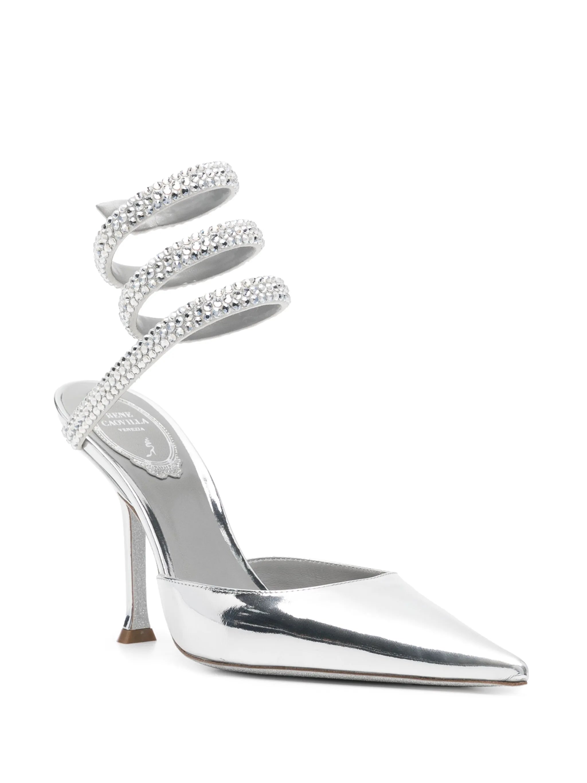 Cleo 105mm leather pumps