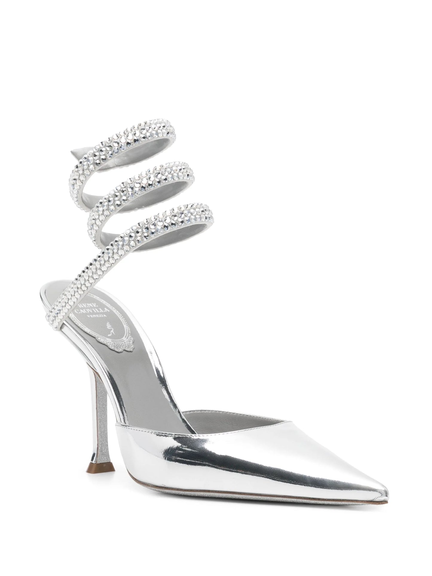 Cleo 105mm leather pumps