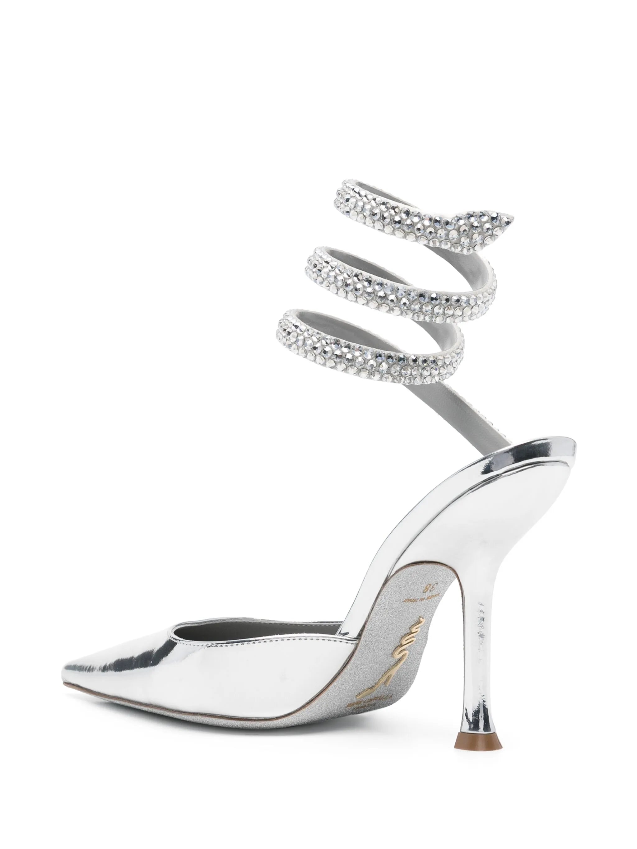 Cleo 105mm leather pumps