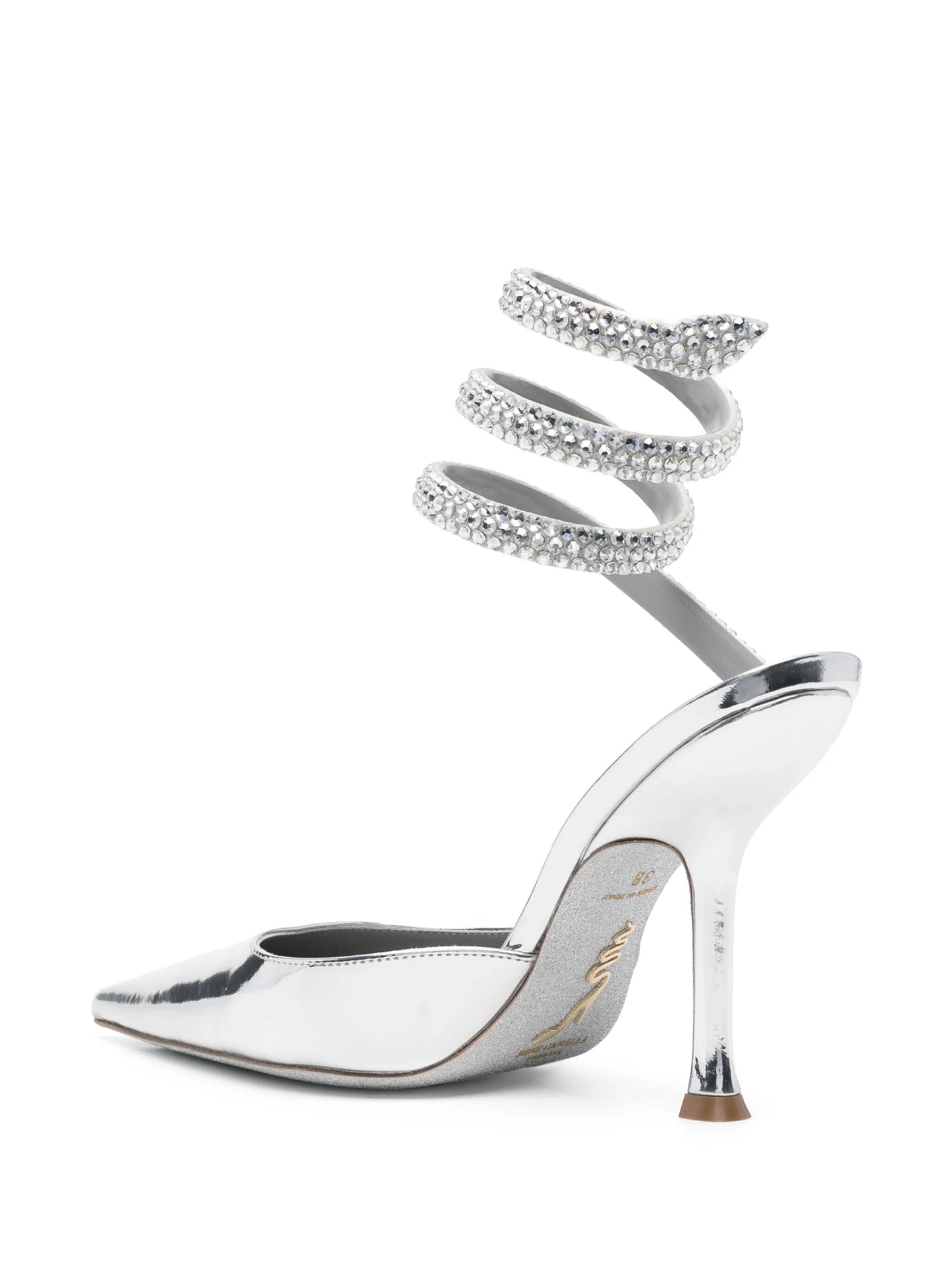 Cleo 105mm leather pumps