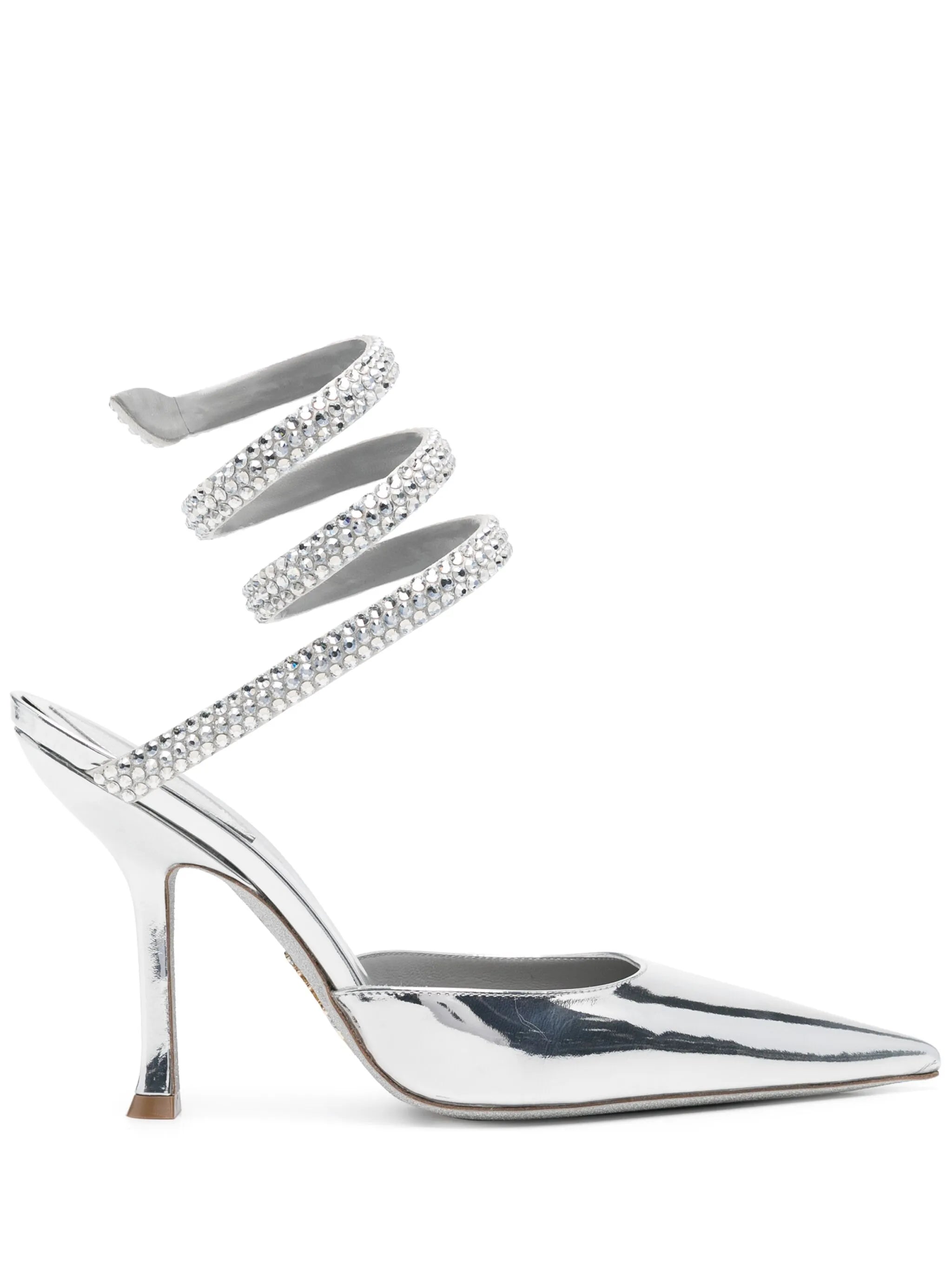 Cleo 105mm leather pumps