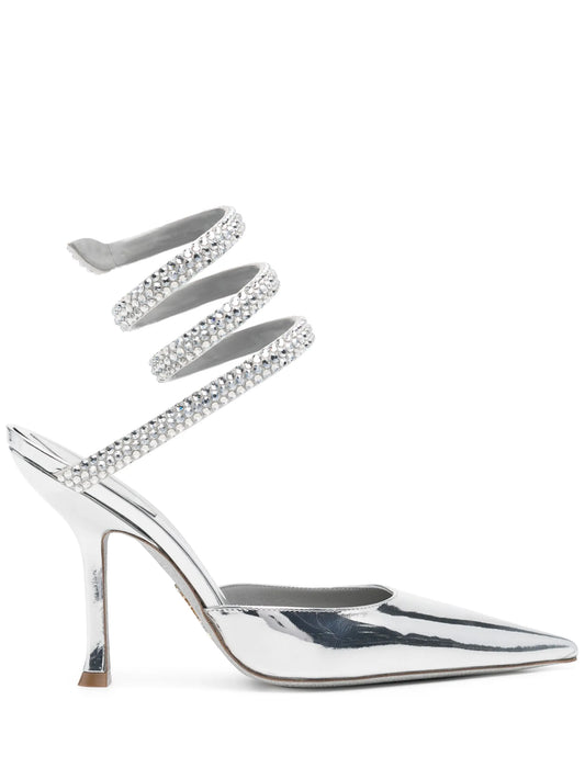 Cleo 105mm leather pumps