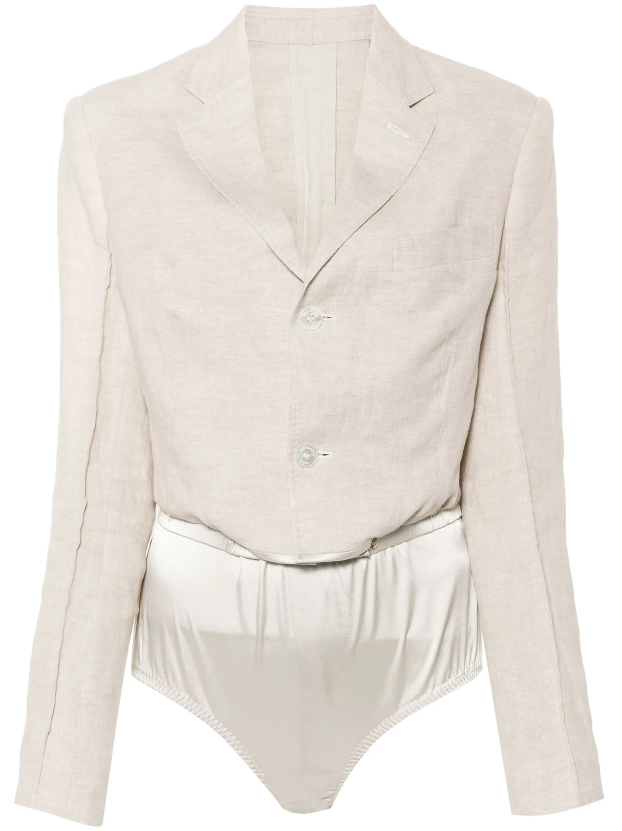 x Zegna blazer-style bodysuit