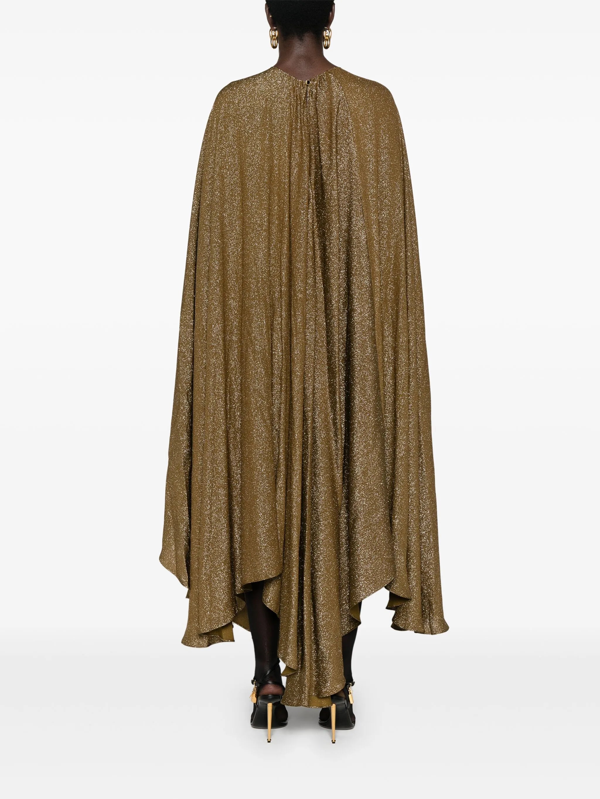 lurex midi kaftan