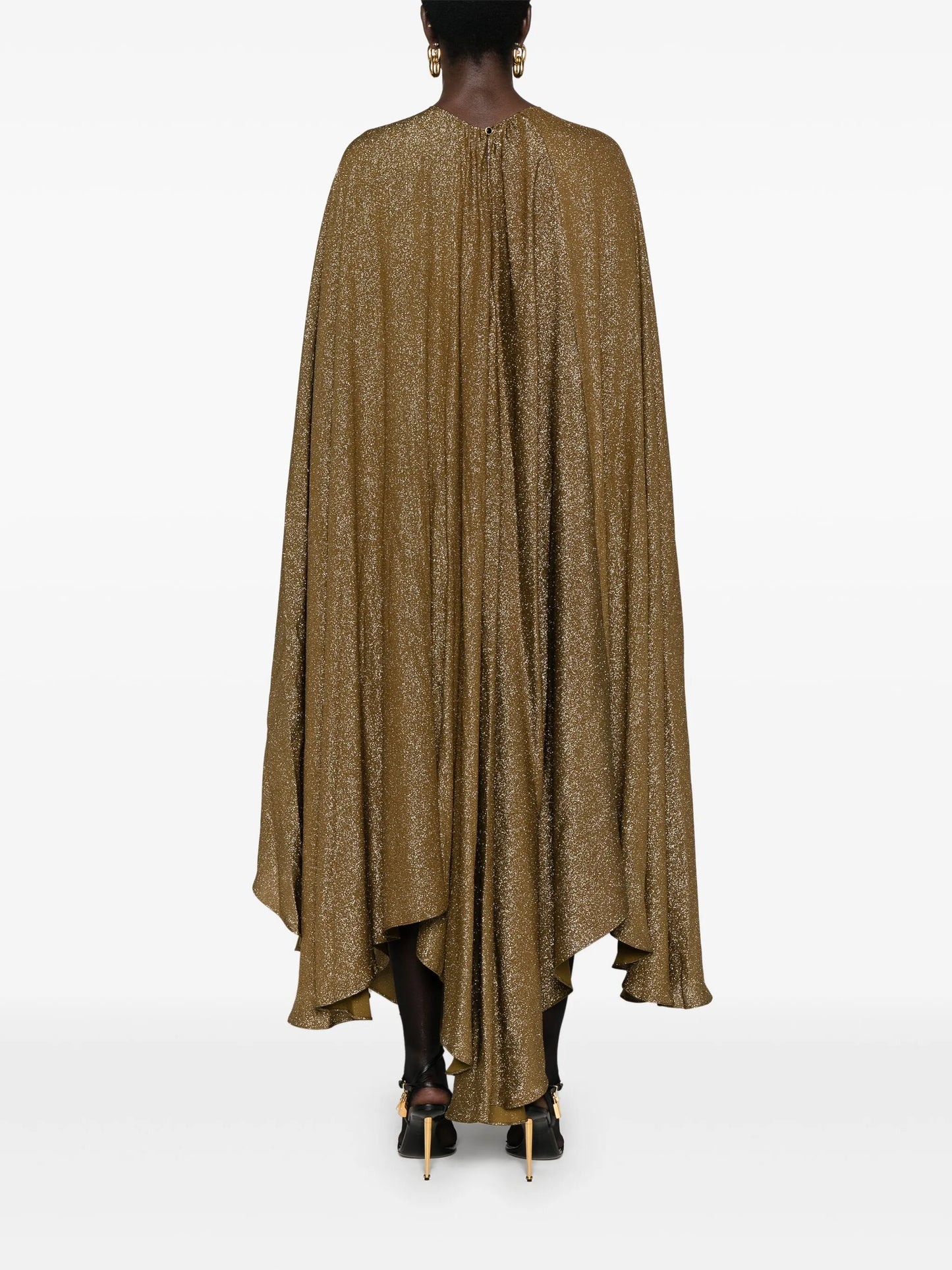 lurex midi kaftan