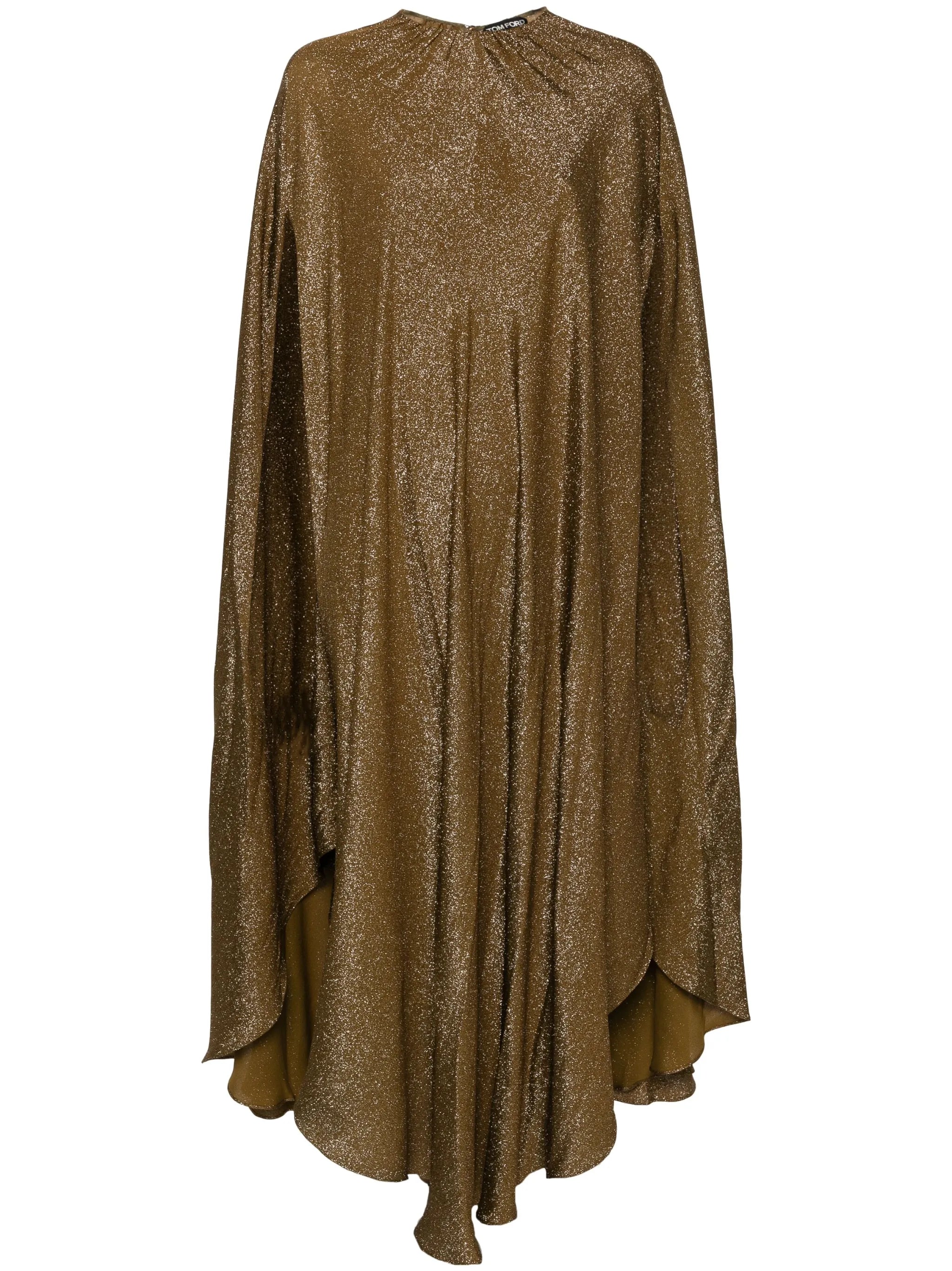 lurex midi kaftan