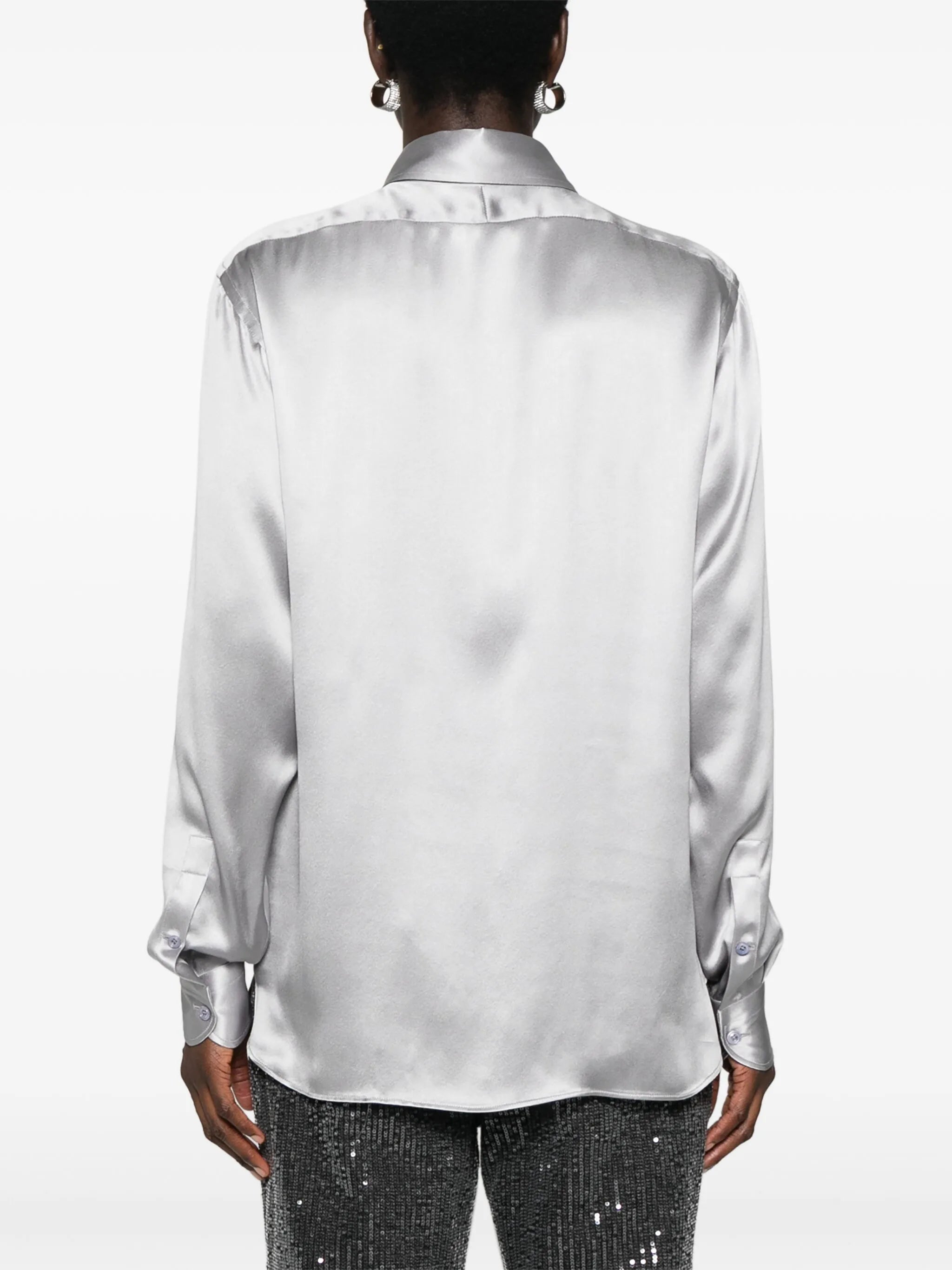 charmeuse silk shirt
