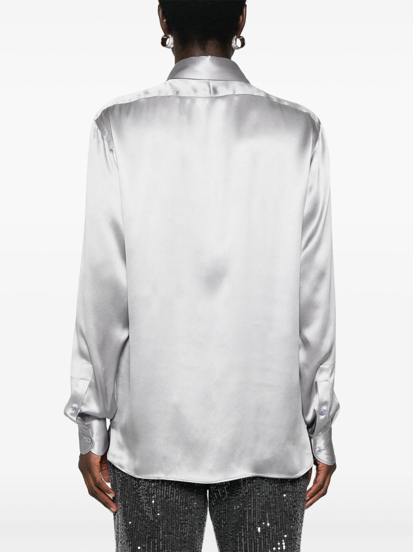charmeuse silk shirt