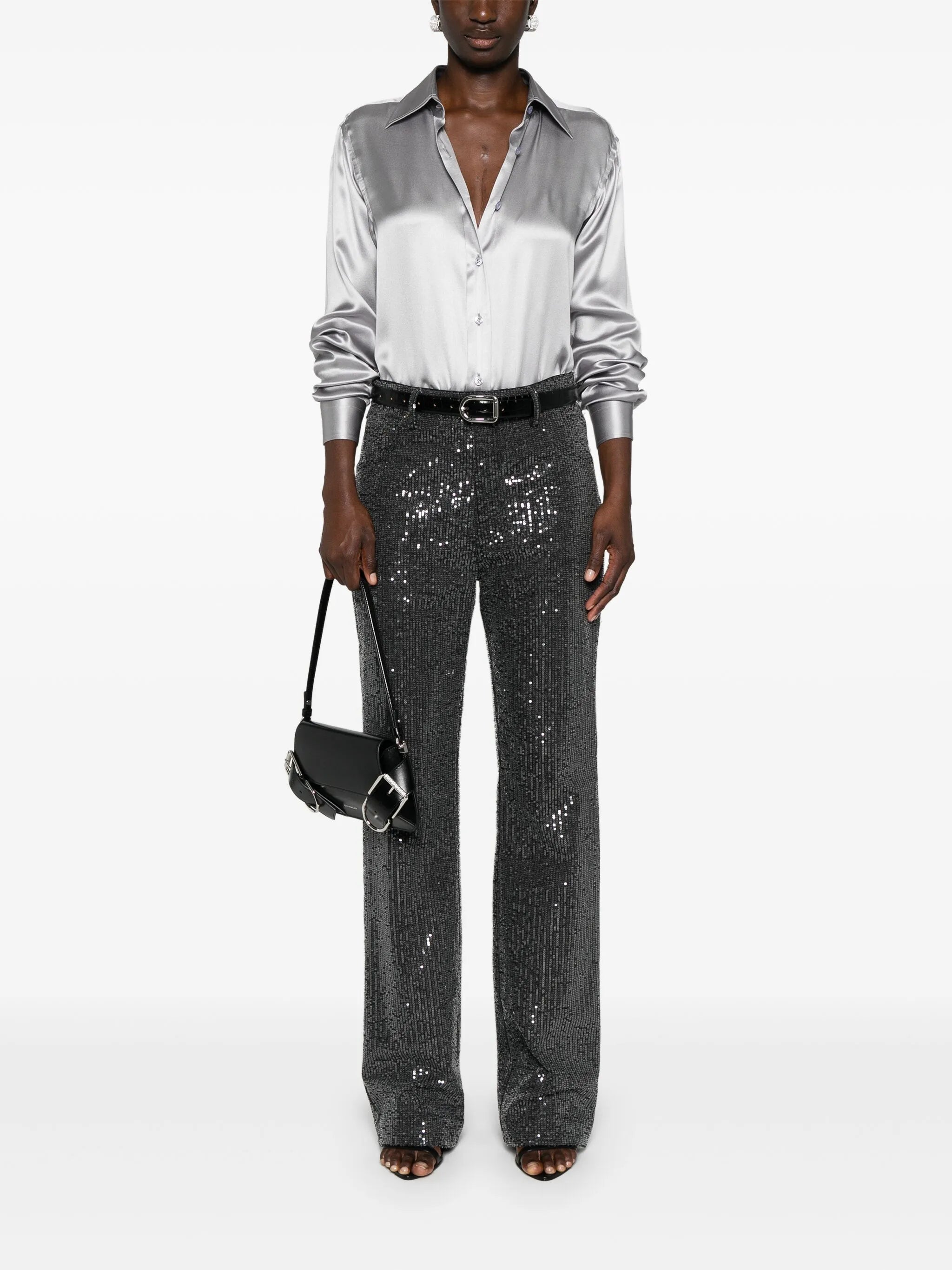 charmeuse silk shirt