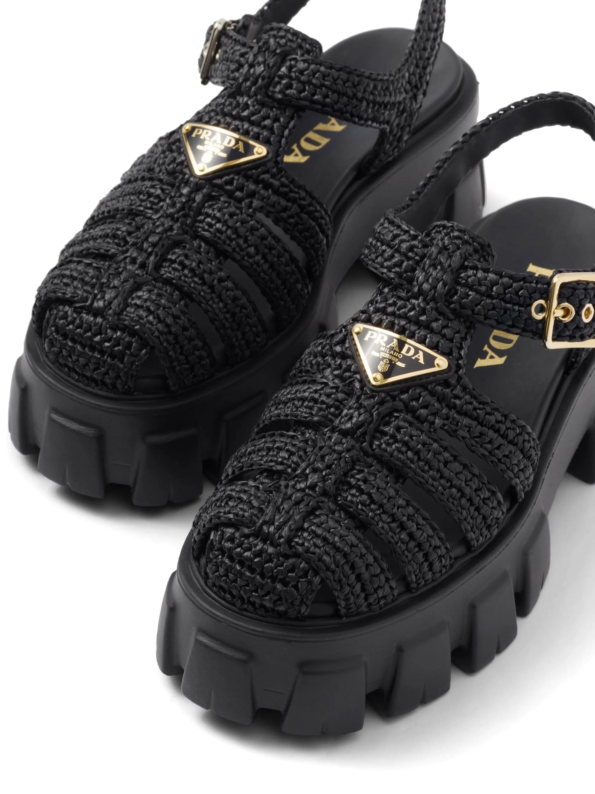 Monolith caged flatform sandals