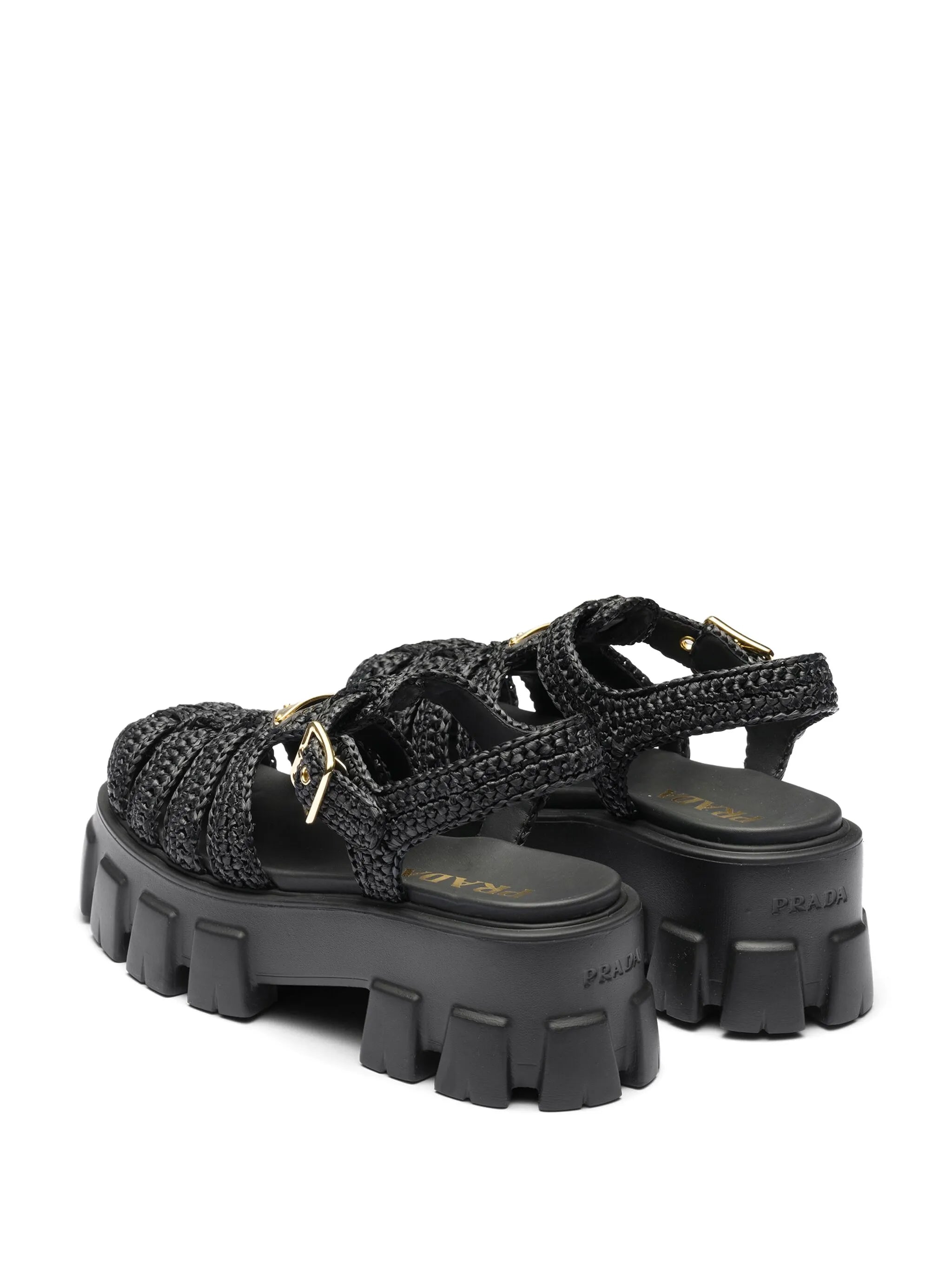Monolith caged flatform sandals